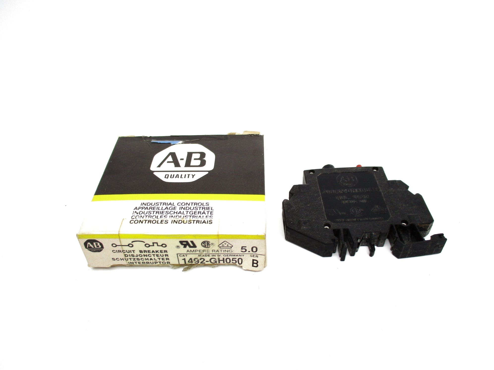 ALLEN BRADLEY 1492-GH050 SER. B 5A 250VAC (BK/YL) NSMP