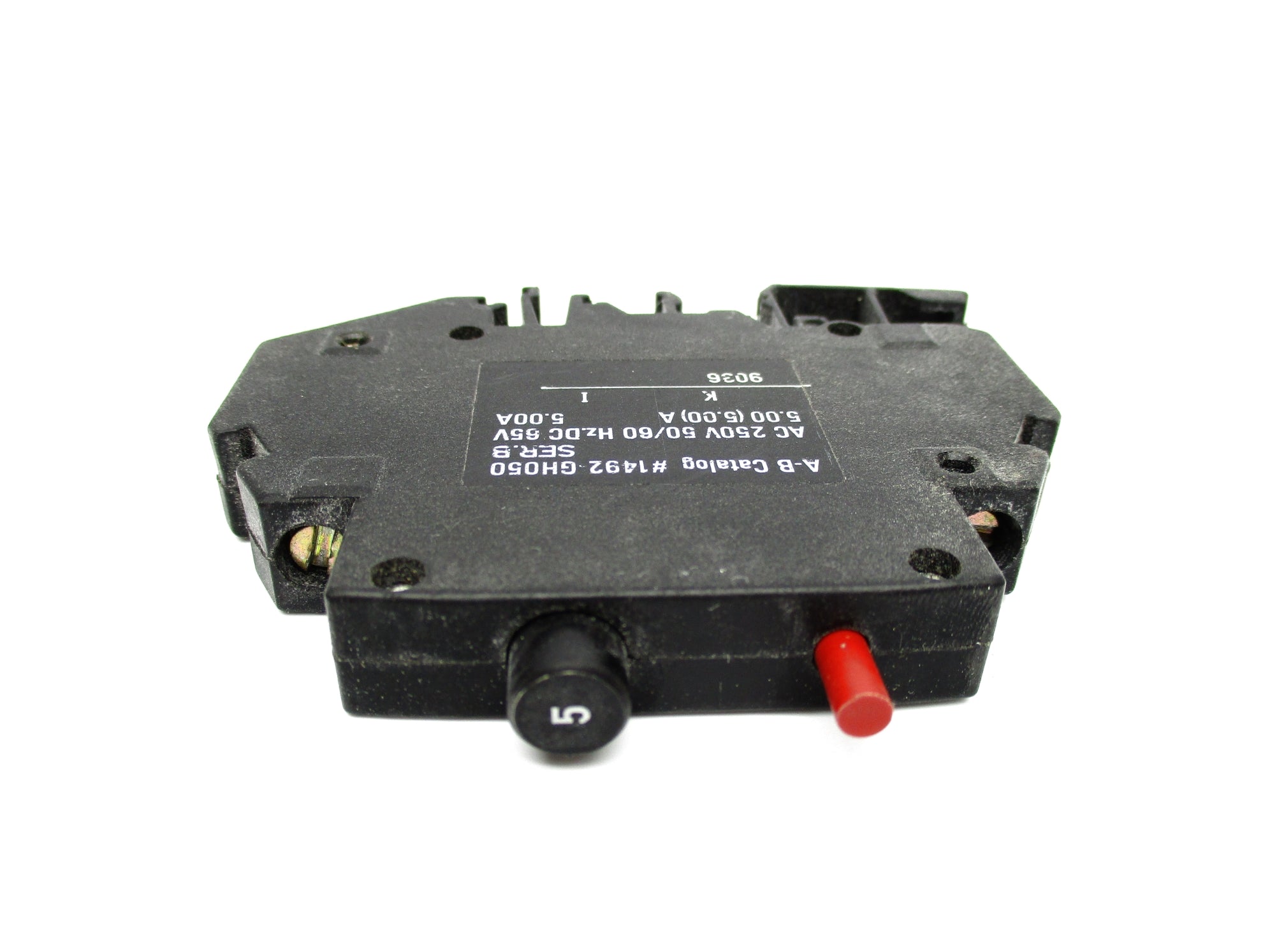 ALLEN BRADLEY 1492-GH050 SER. B 5A 250VAC (BK/YL) NSMP