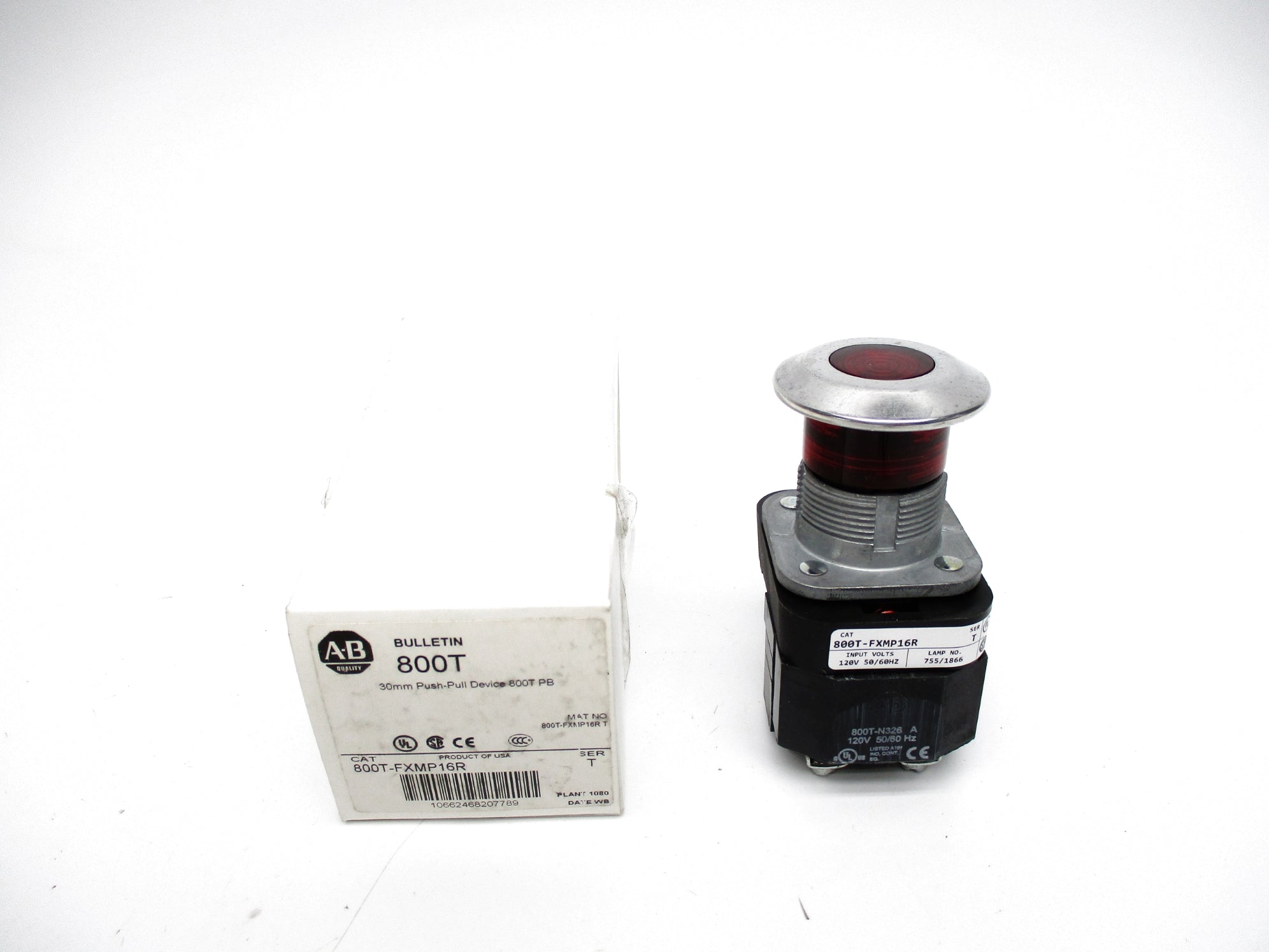 ALLEN BRADLEY 800T-FXMP16R SER. T (WH) NSMP