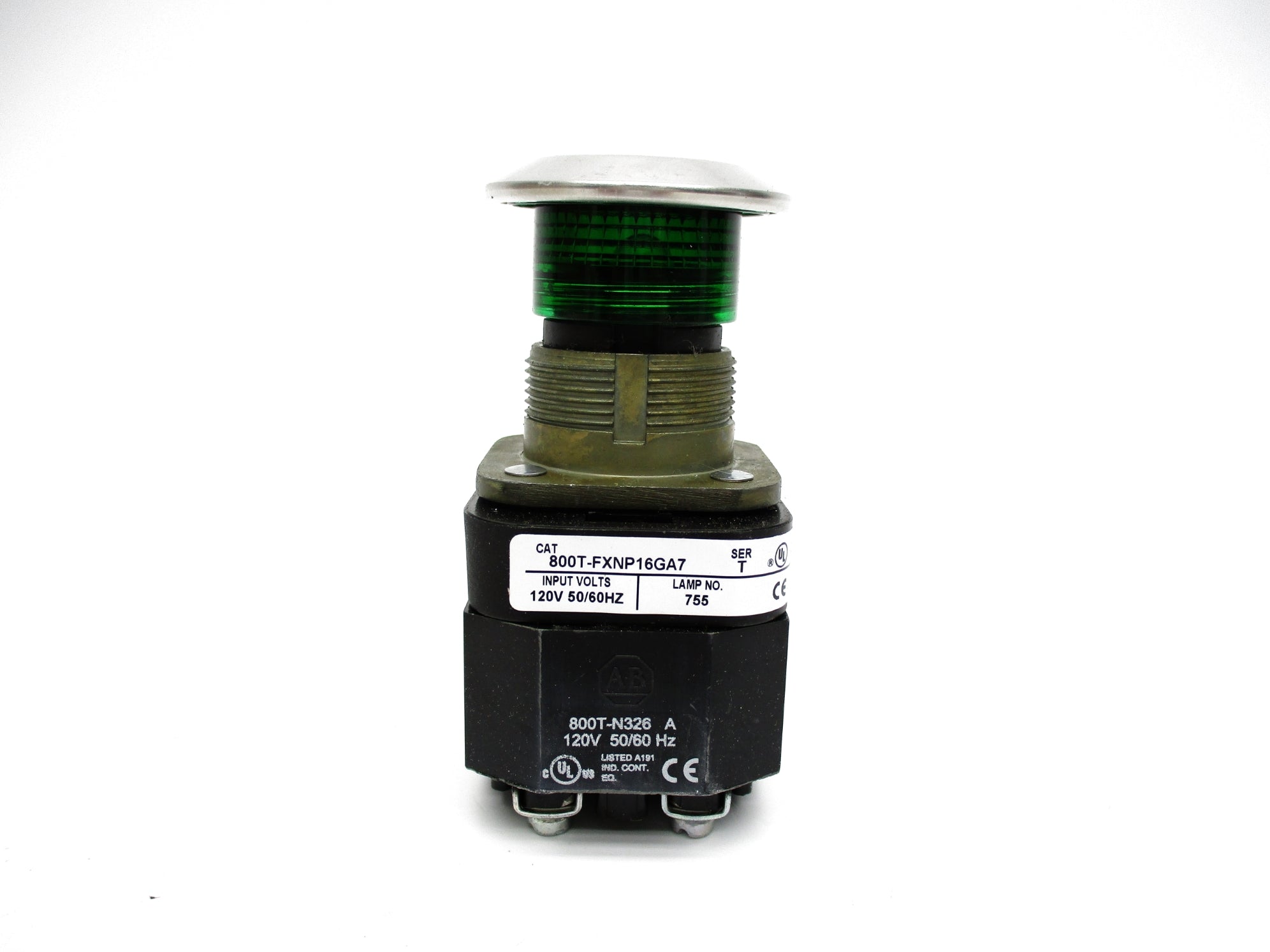 ALLEN BRADLEY 800T-FXNP16GA7 SER. T 120V (WH) NSMP