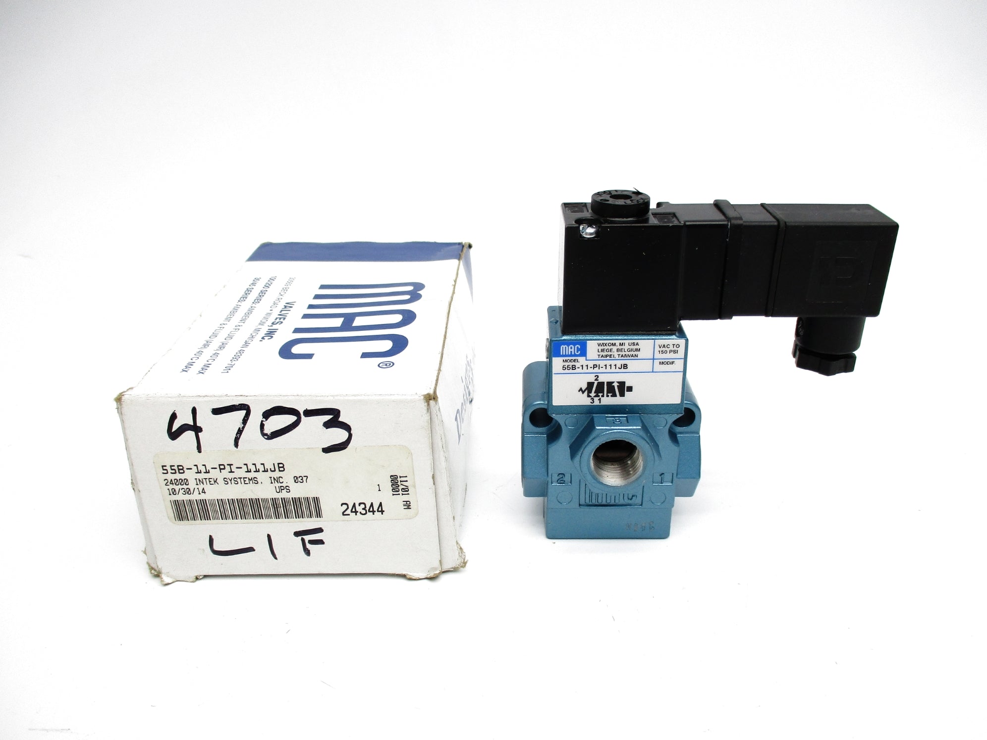 MAC 55B-11-PI-111JB 120/60 110/50 150PSI NSMP