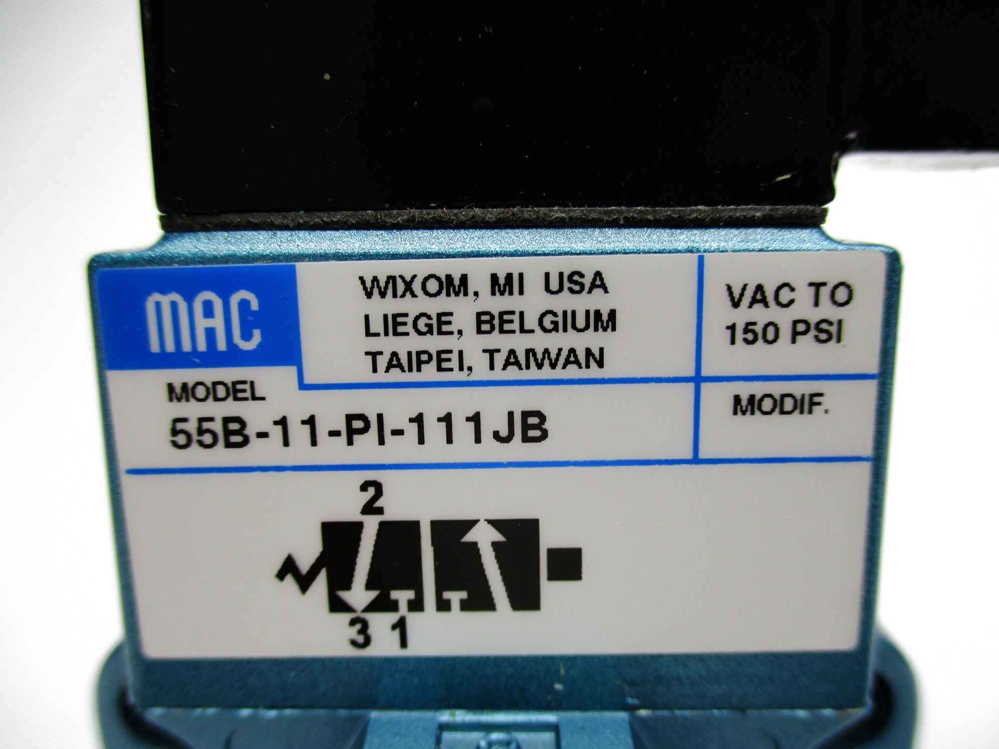 MAC 55B-11-PI-111JB 120/60 110/50 150PSI NSMP