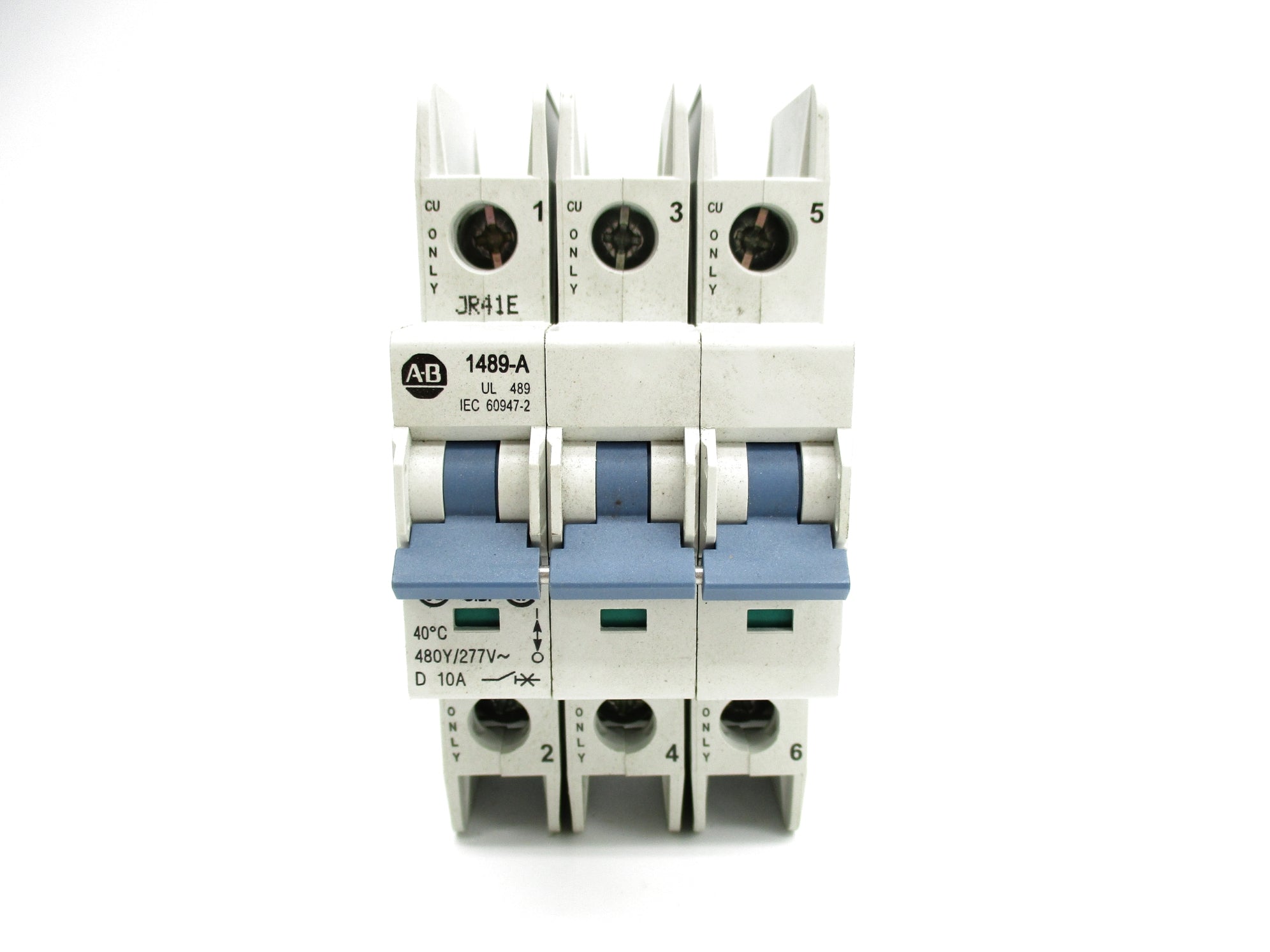 ALLEN BRADLEY 1489-A3D100 SER. A 10A 277VAC (WH) NSMP