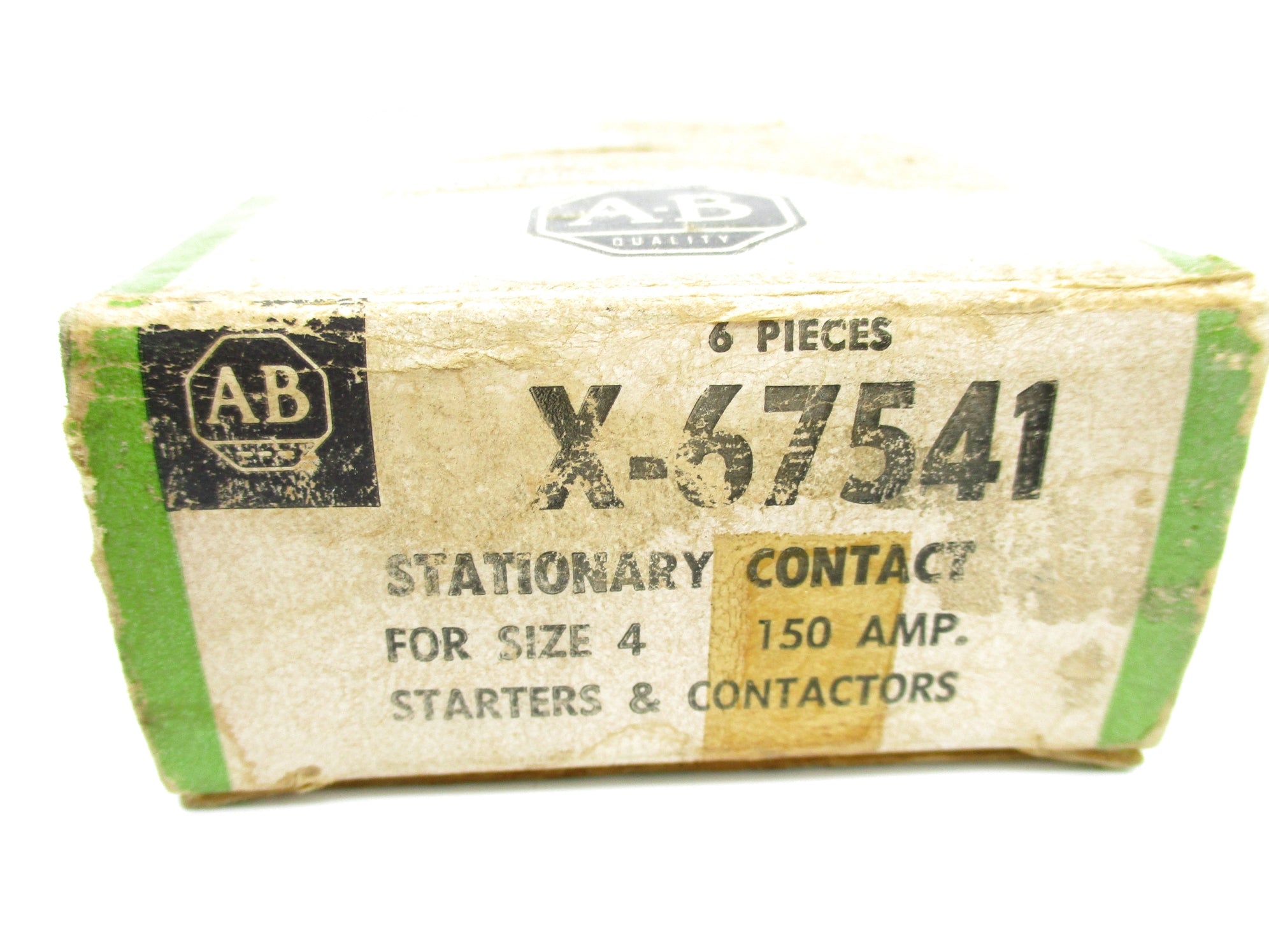 ALLEN BRADLEY X-67541 (PKG OF 6) (BK/GR) NSMP