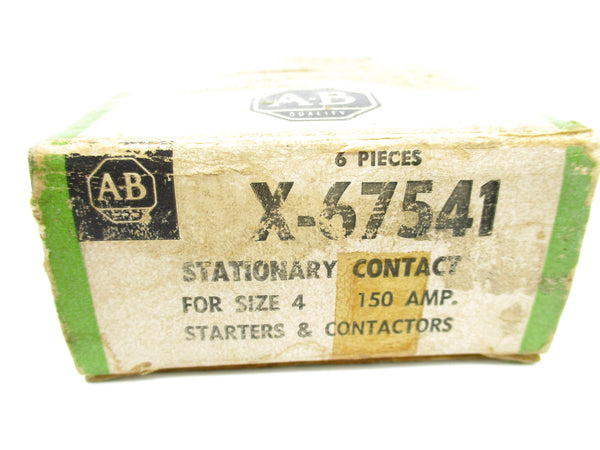 ALLEN BRADLEY X-67541 (PKG OF 6) (BK/GR) NSMP