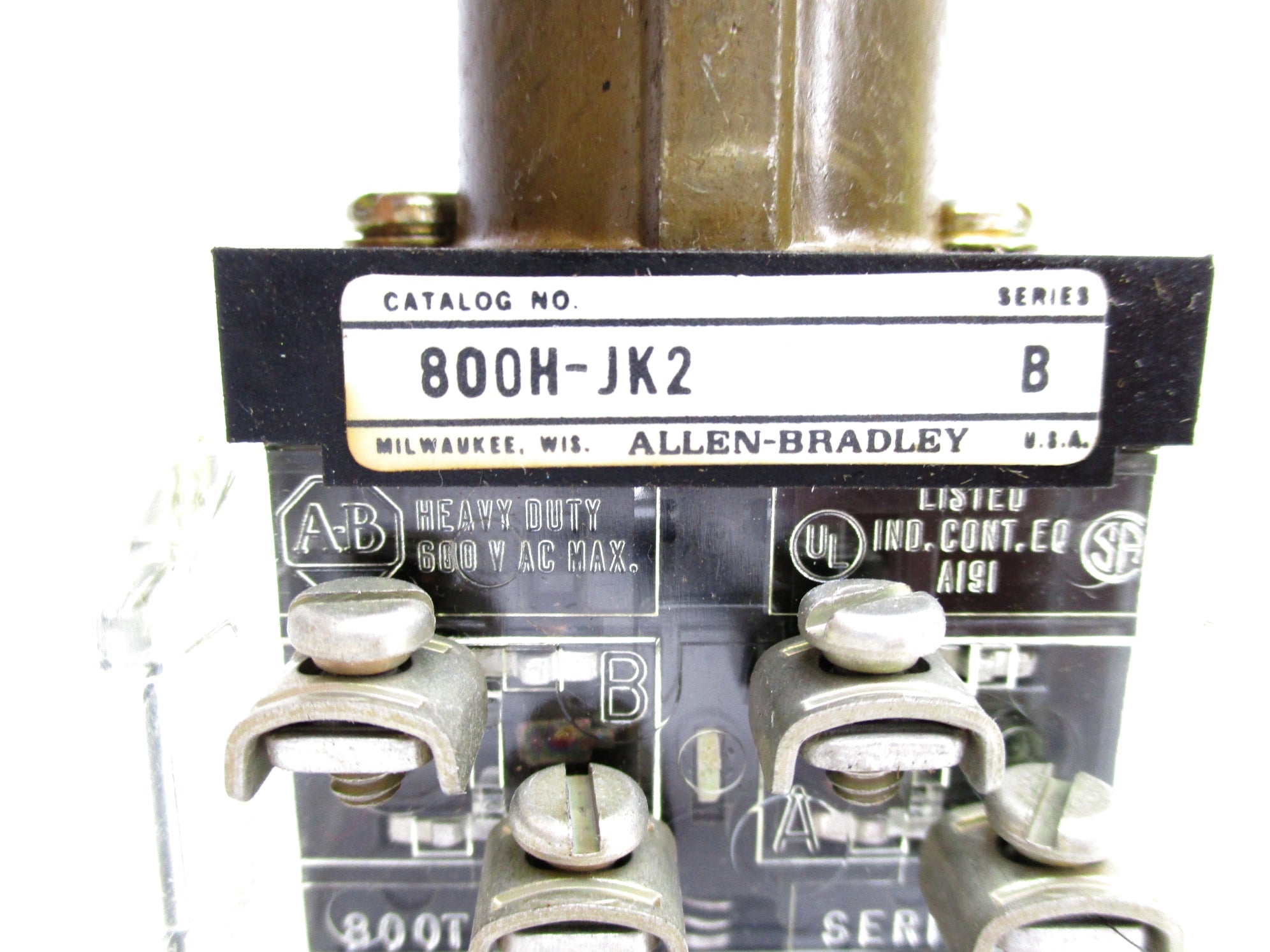 ALLEN BRADLEY 800H-JK2 SER. B NSNP