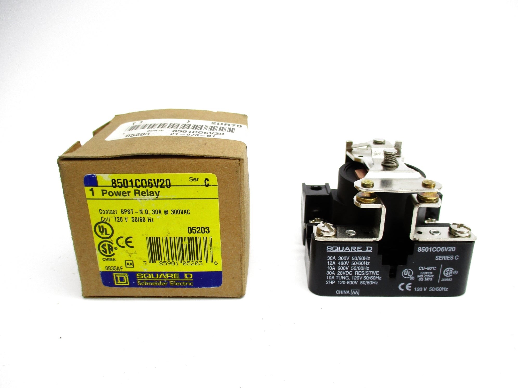 SQUARE D 8501CO6V20 SER. C 120V 30A NSMP