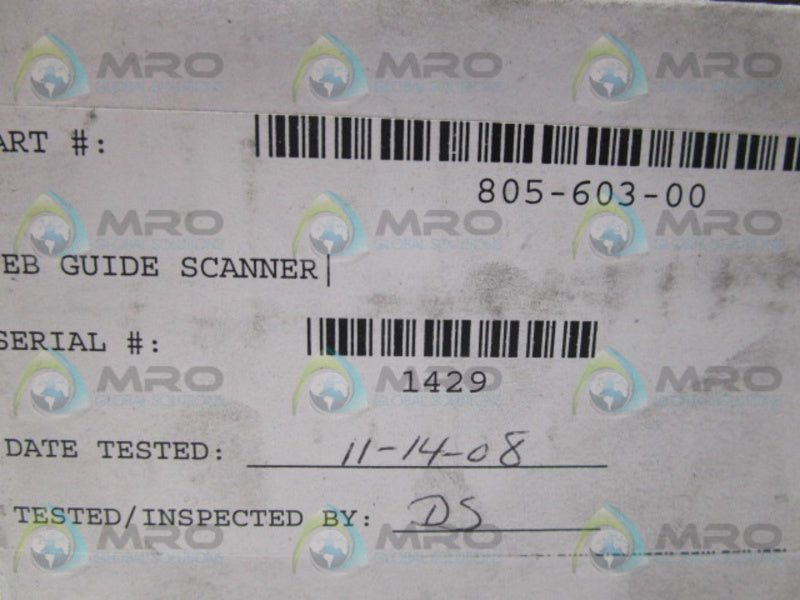 WEB PRINTING 805-603-00  NSMP