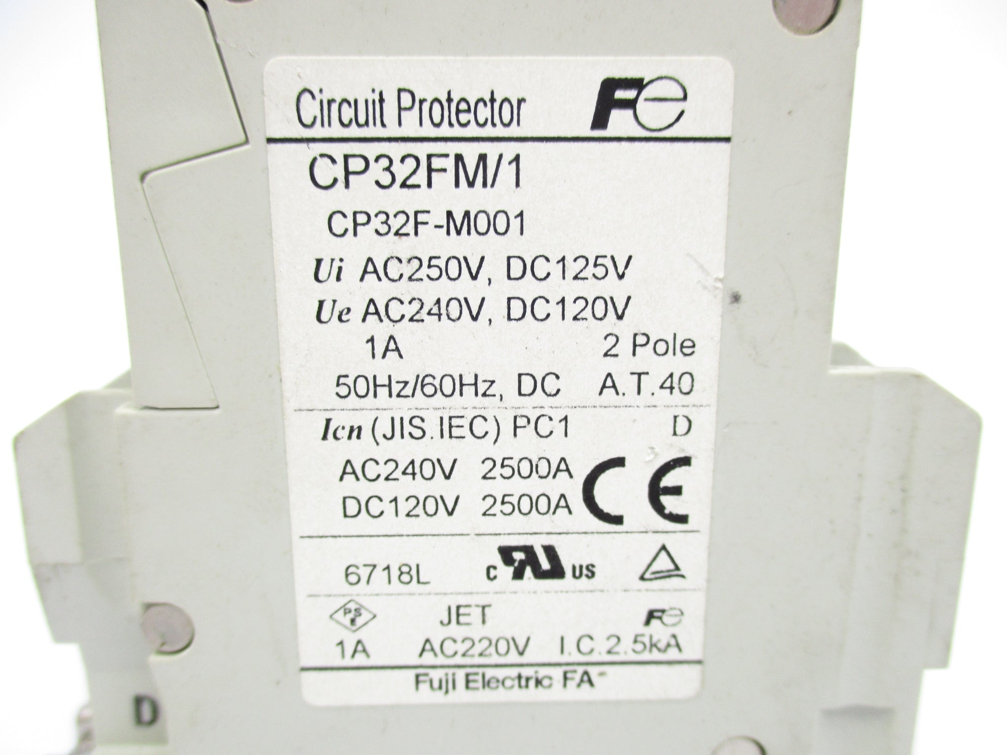 FUJI ELECTRIC CP32FM/1 CP32F-M001 1A 220VAC UNMP
