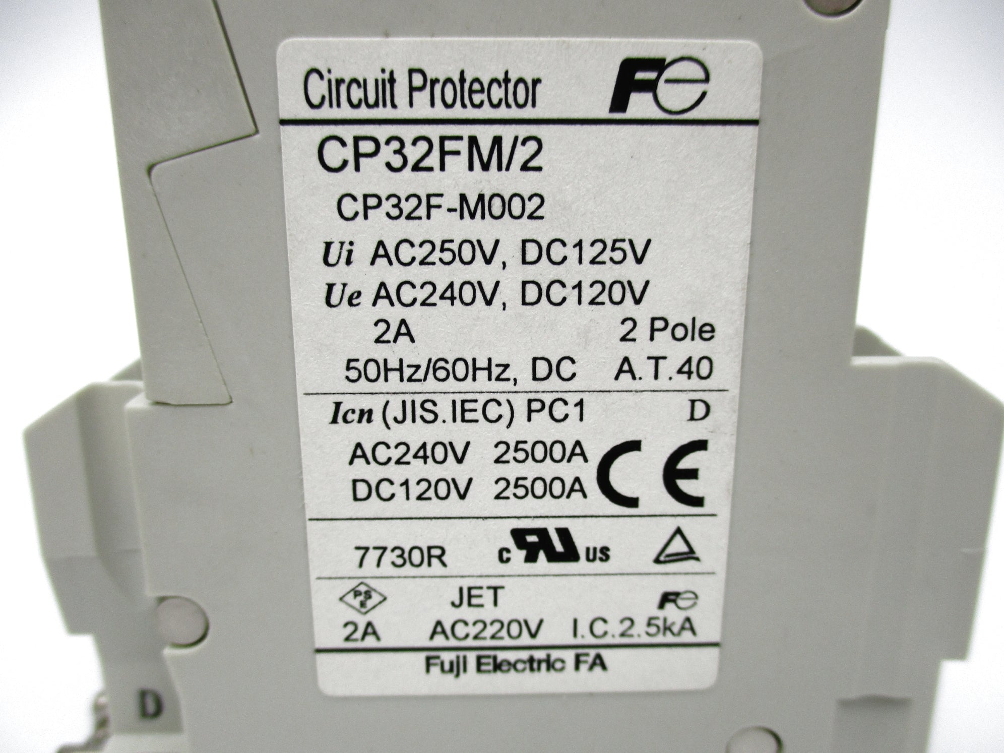 FUJI ELECTRIC CP32FM/2 2A 220VAC NSMP