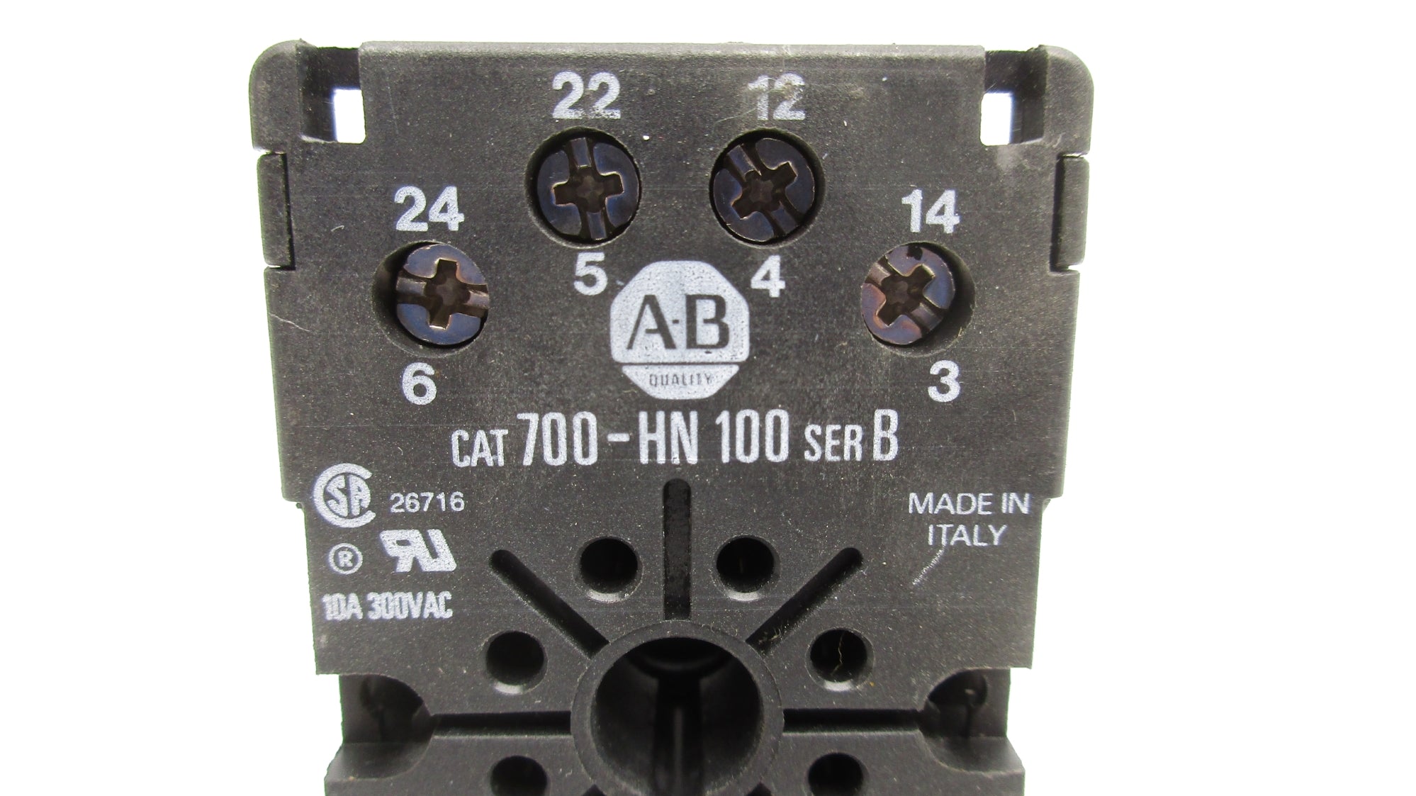 INDUSTRIAL SPARE PART 700-HN100 SER. B 300VAC 10A NSNP