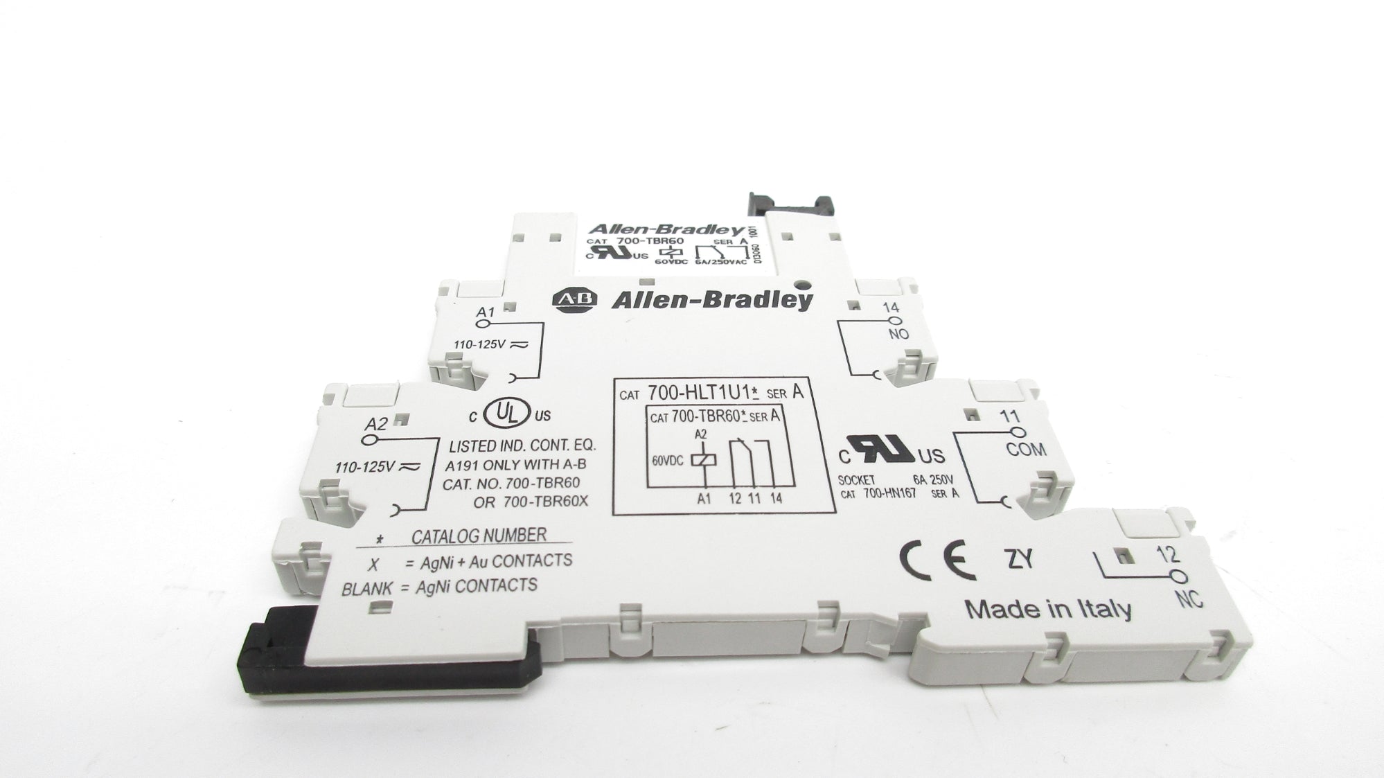 ALLEN BRADLEY 700-HLT1U1 SER. A 250VAC 6A NSNP