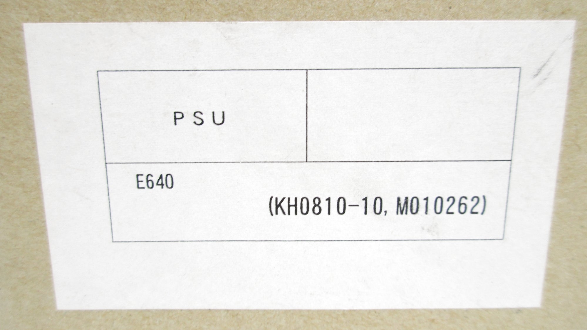 KOGANEI PSU E640 NSMP