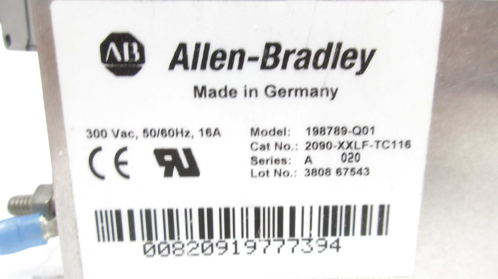 INDUSTRIAL SPARE PART 2090-XXLF-TC116 SER. A UNMP