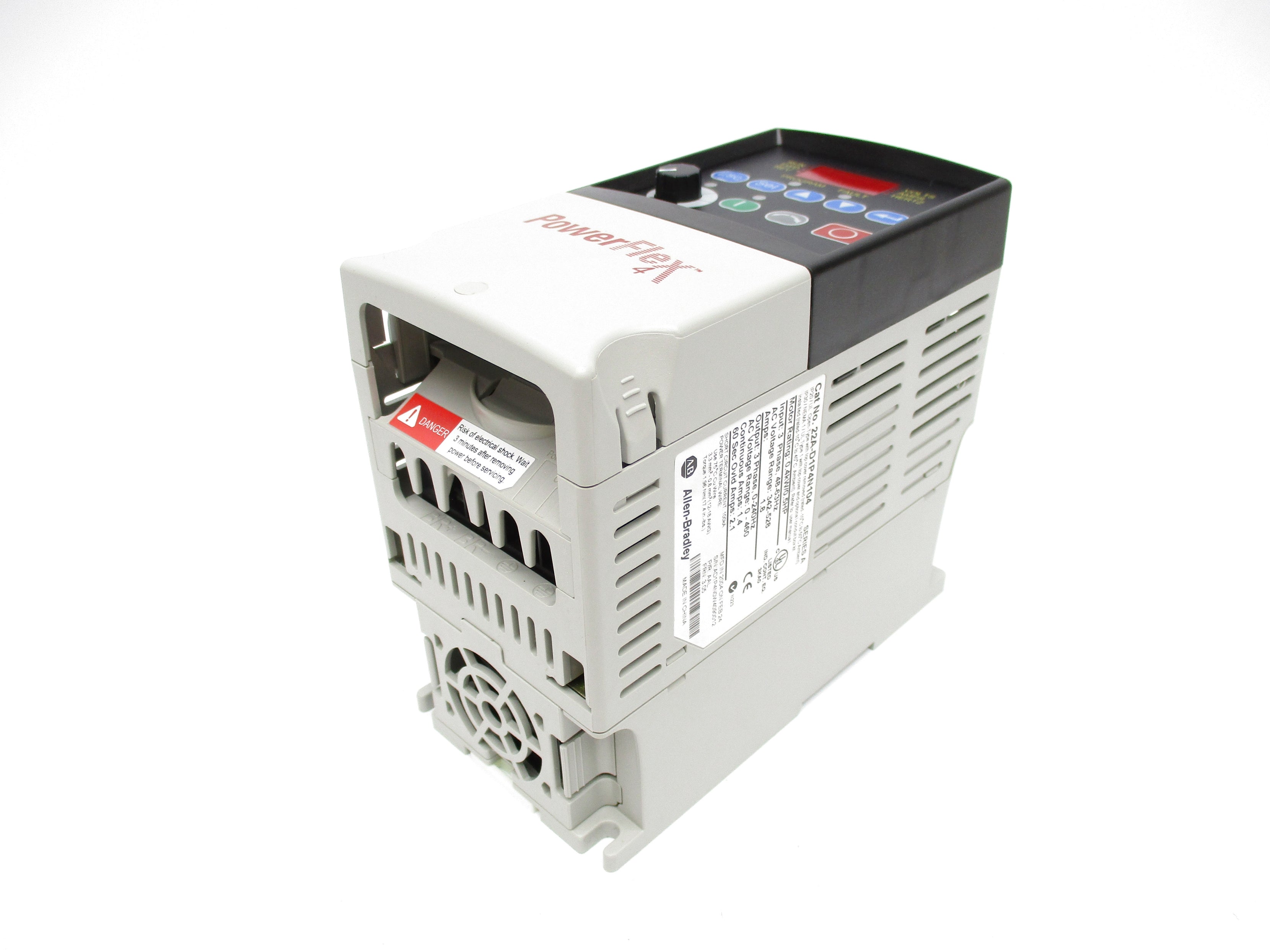 ALLEN BRADLEY 22A-D1P4N104 SER. A F/W 3.05  (BR/WH) NSMP