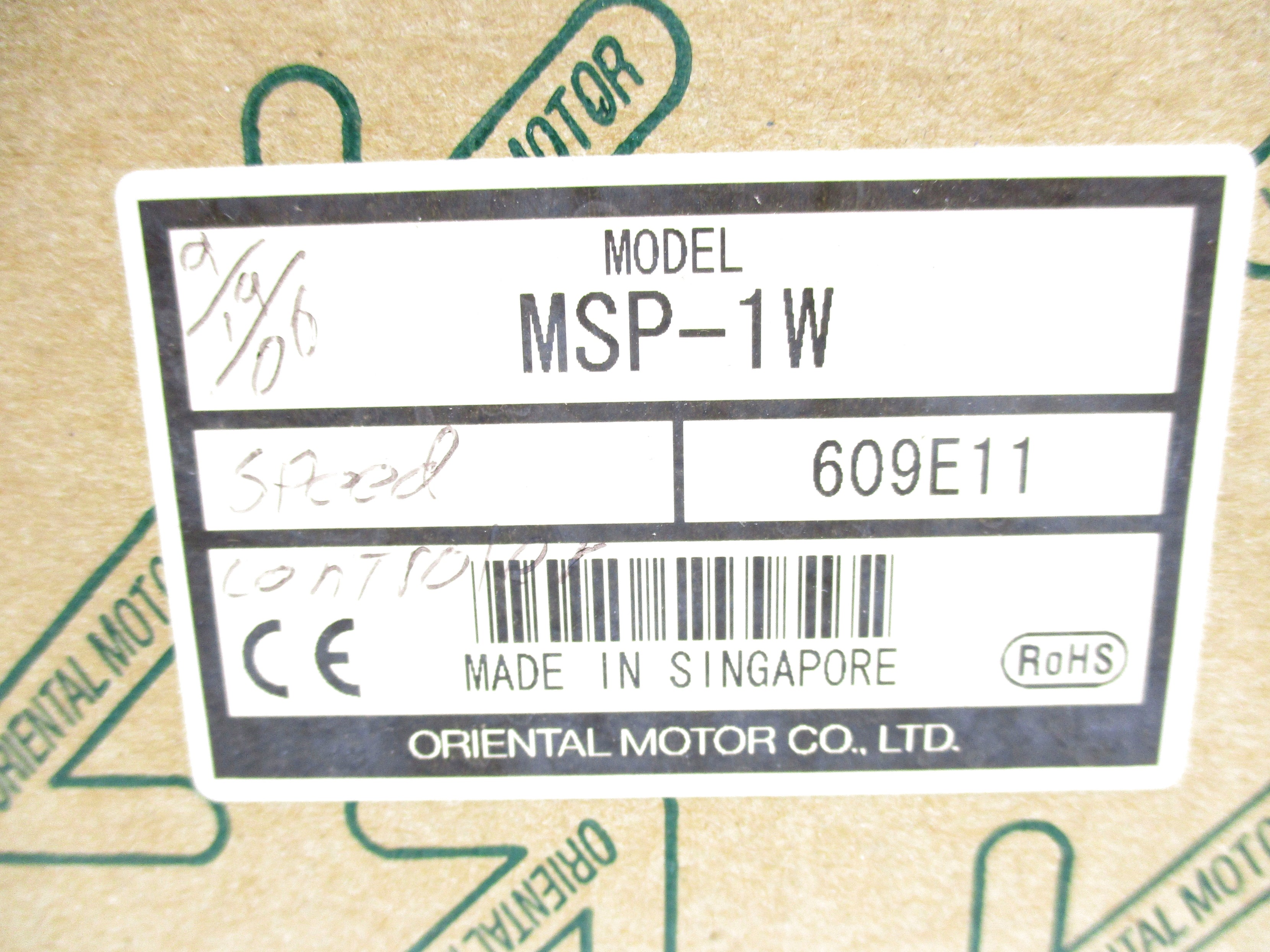ORIENTAL MOTOR MSP-1W NSMP