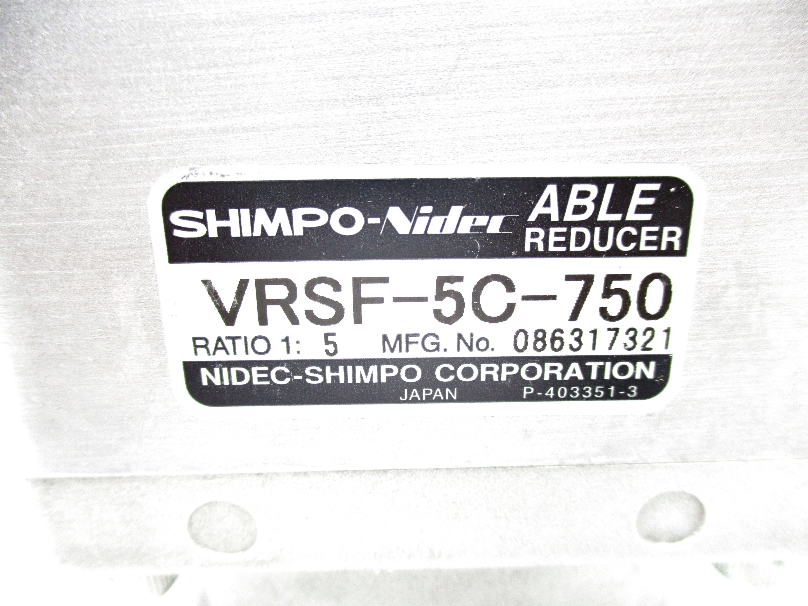 SHIMPO-NIDEC VRSF-5C-750 NSNP