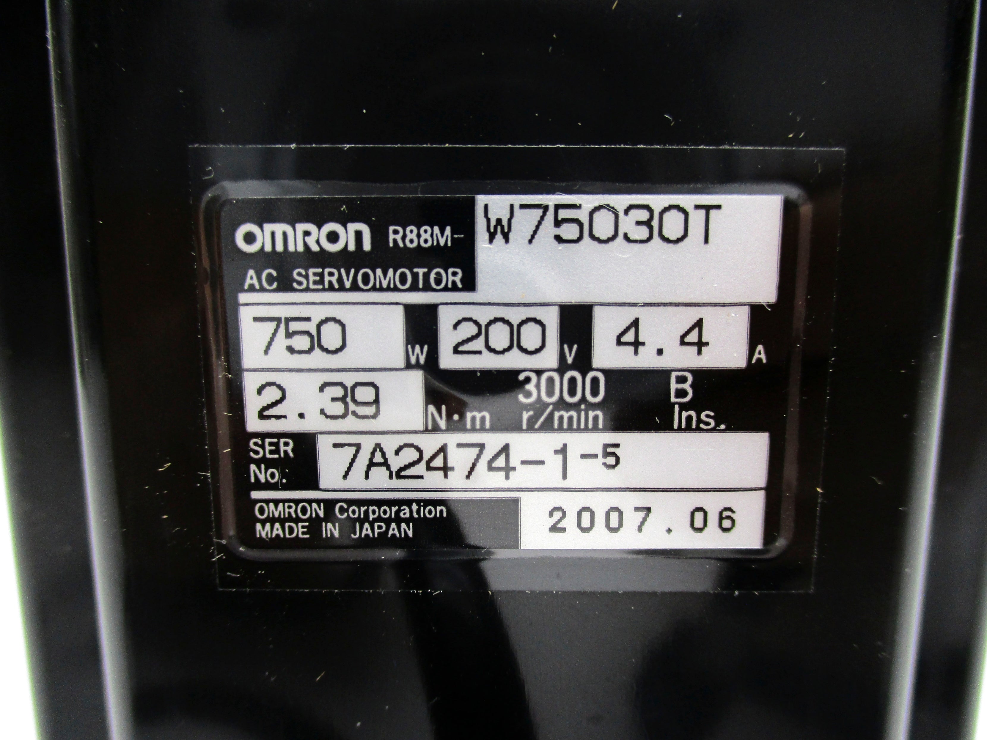 OMRON R88M-W75030T NSNP