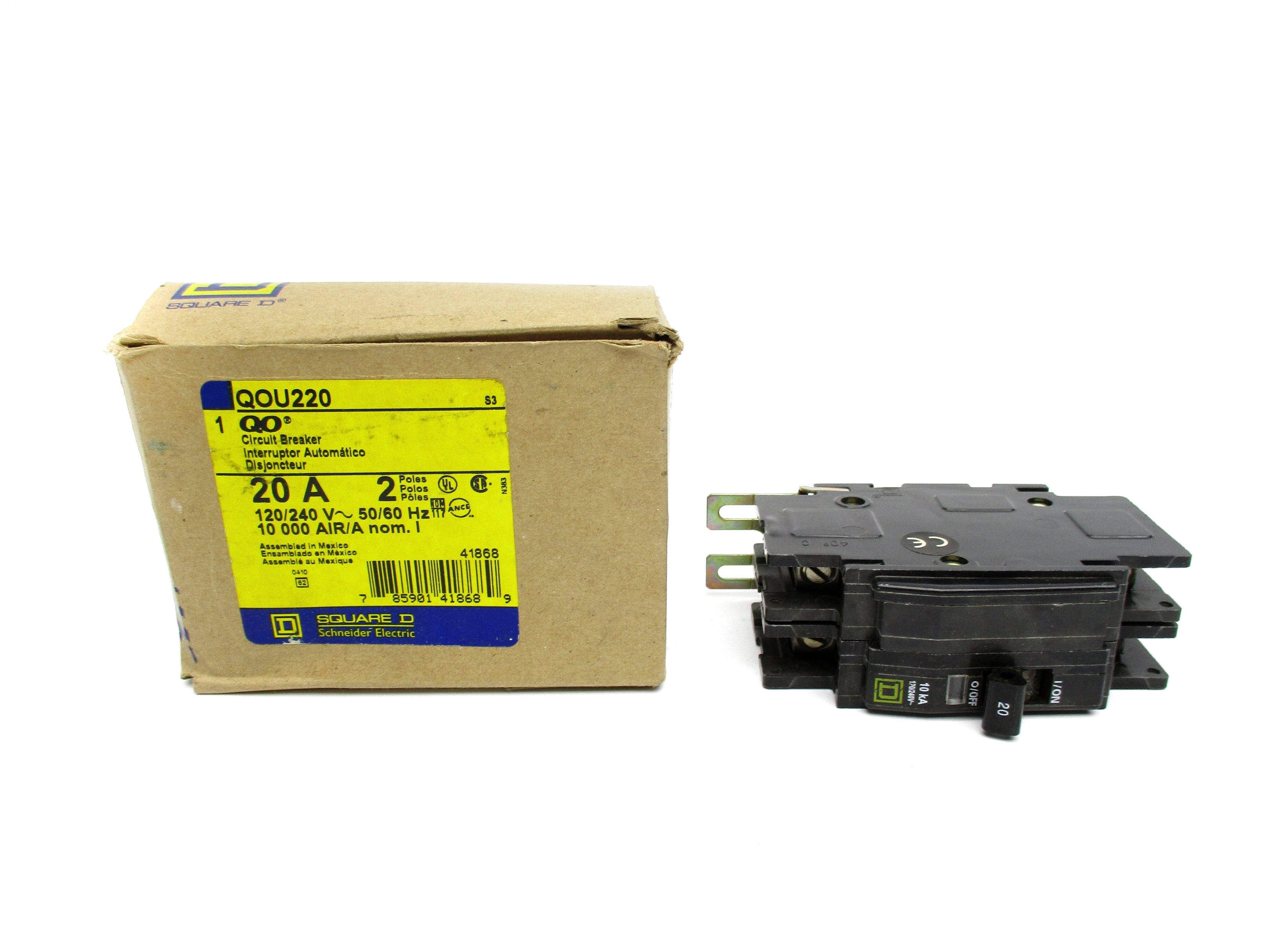 SQUARE D QOU220 SER. 3 20A 120/240V NSMP