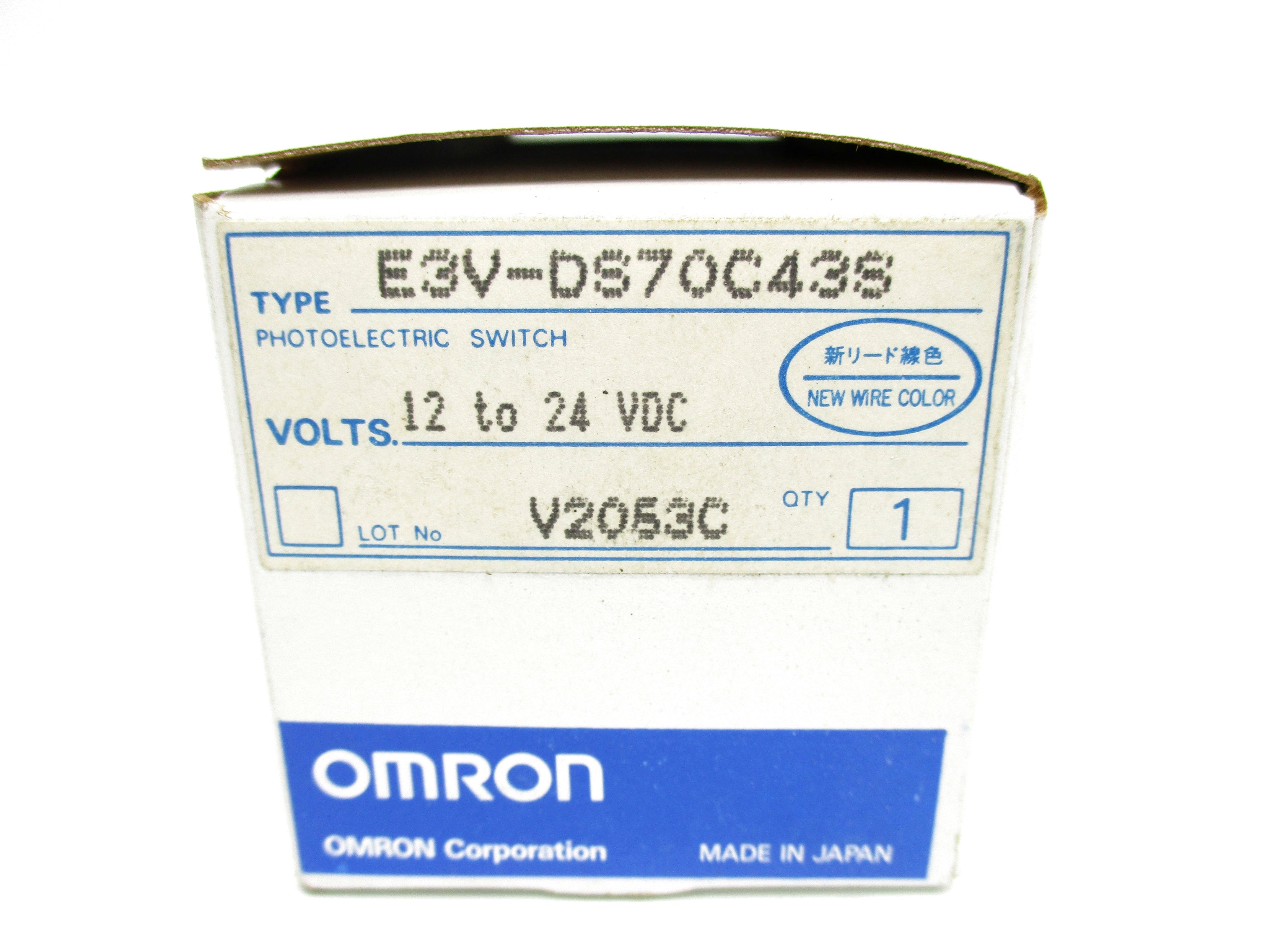 OMRON E3V-DS70C43S 12-24VDC NSMP