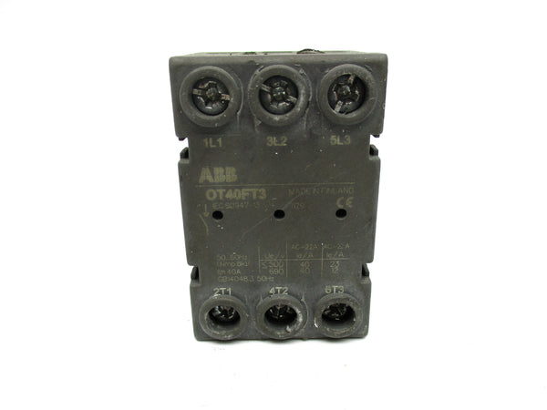 ABB OT40FT3 UNMP