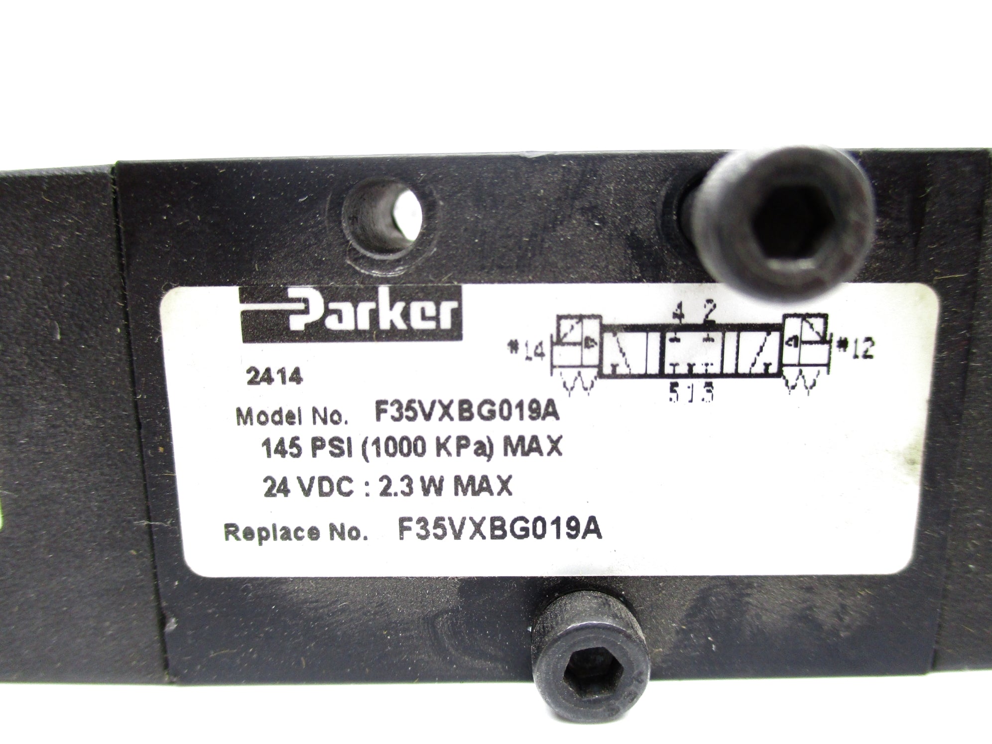 PARKER F35VXBG019A 24VDC 145PSI NSNP