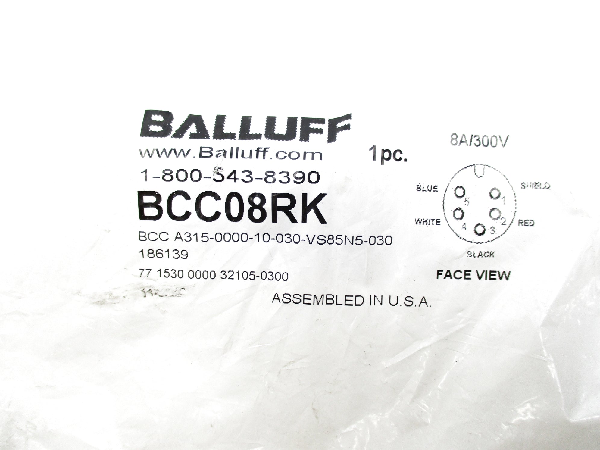 BALLUFF BCCA315-0000-10-030-VS85N5-030 NSMP