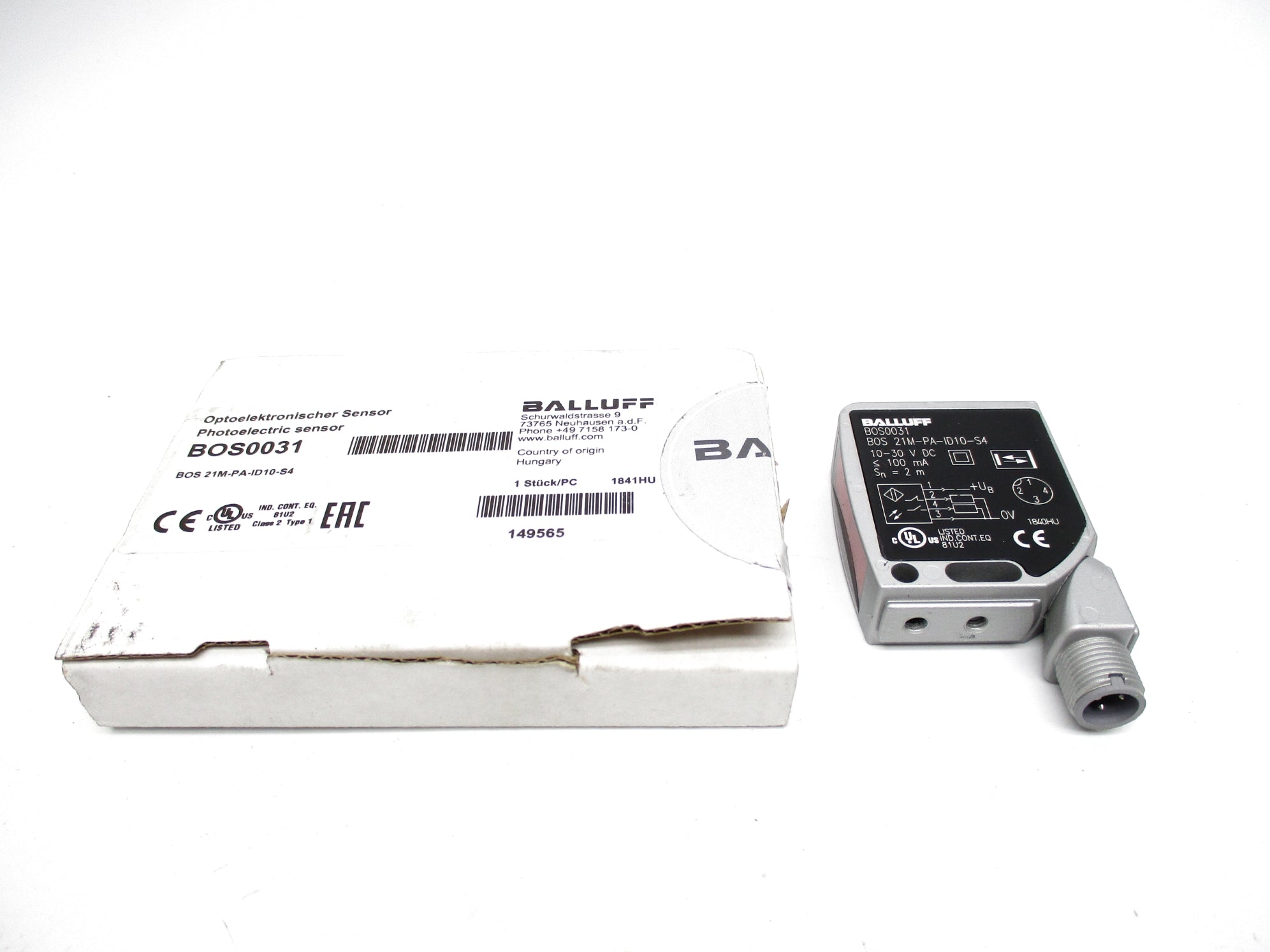 BALLUFF BOS21M-PA-ID10-S4 BOS0031 10-30VDC NSMP