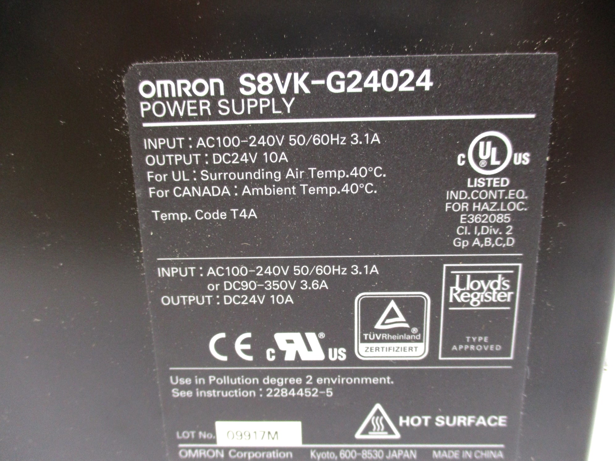 OMRON S8VK-G24024 NSMP