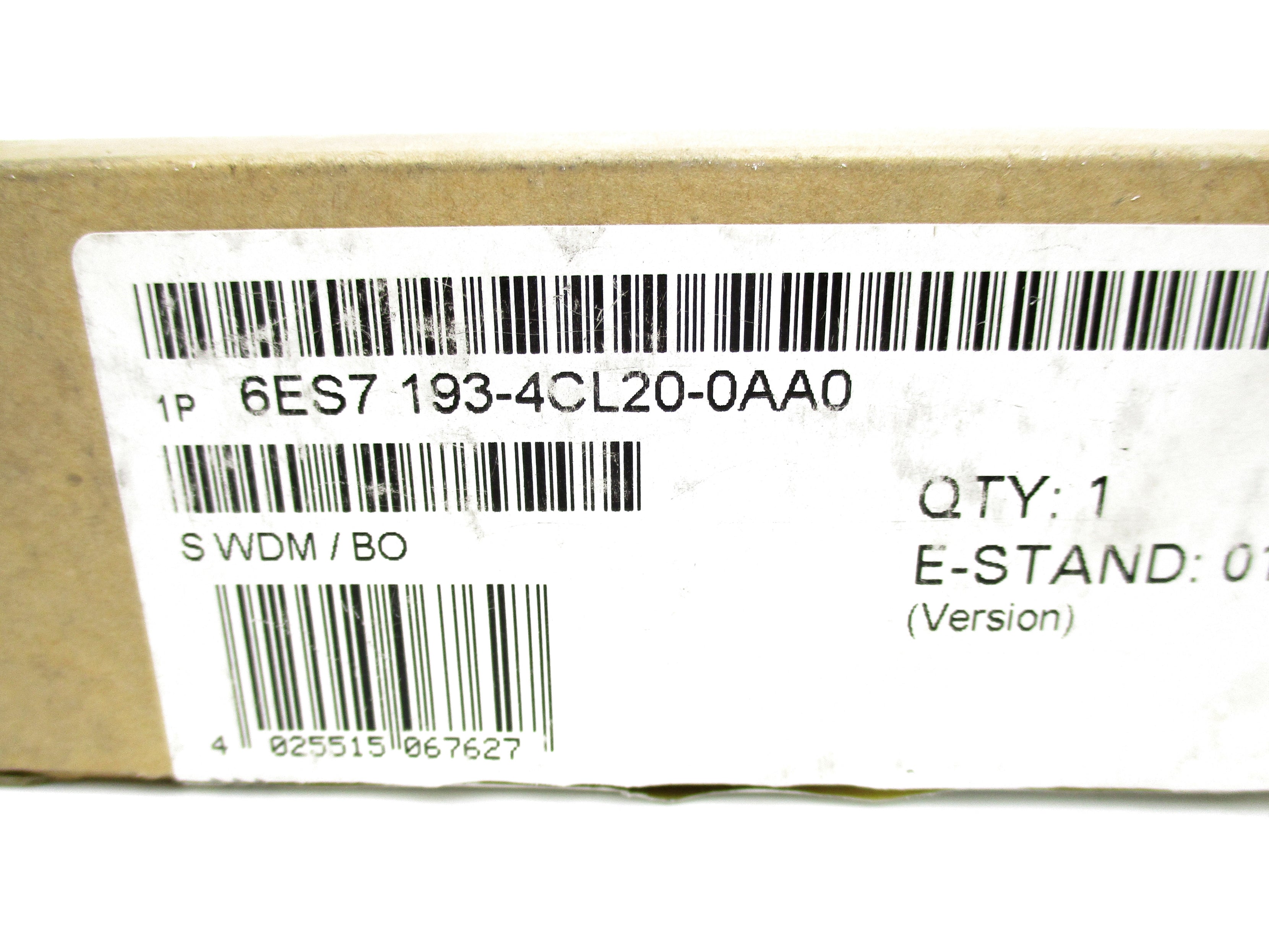 SIEMENS 6ES7193-4CL20-0AA0 NSMP