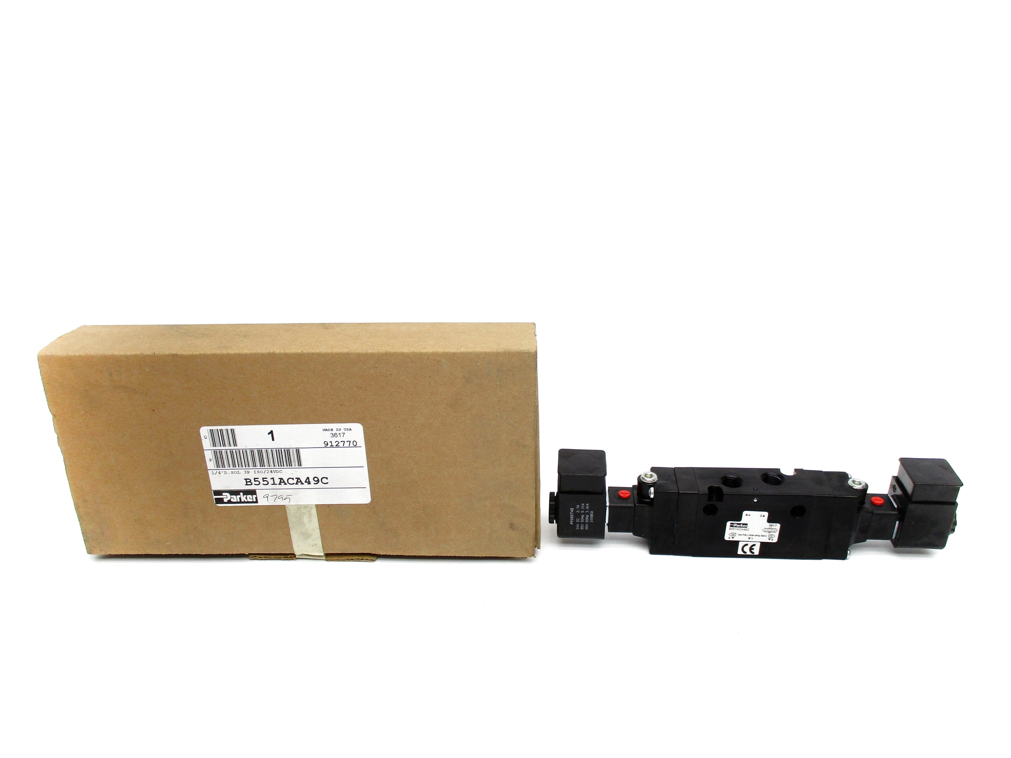 PARKER B551ACA49C 24VDC 145PSI NSMP