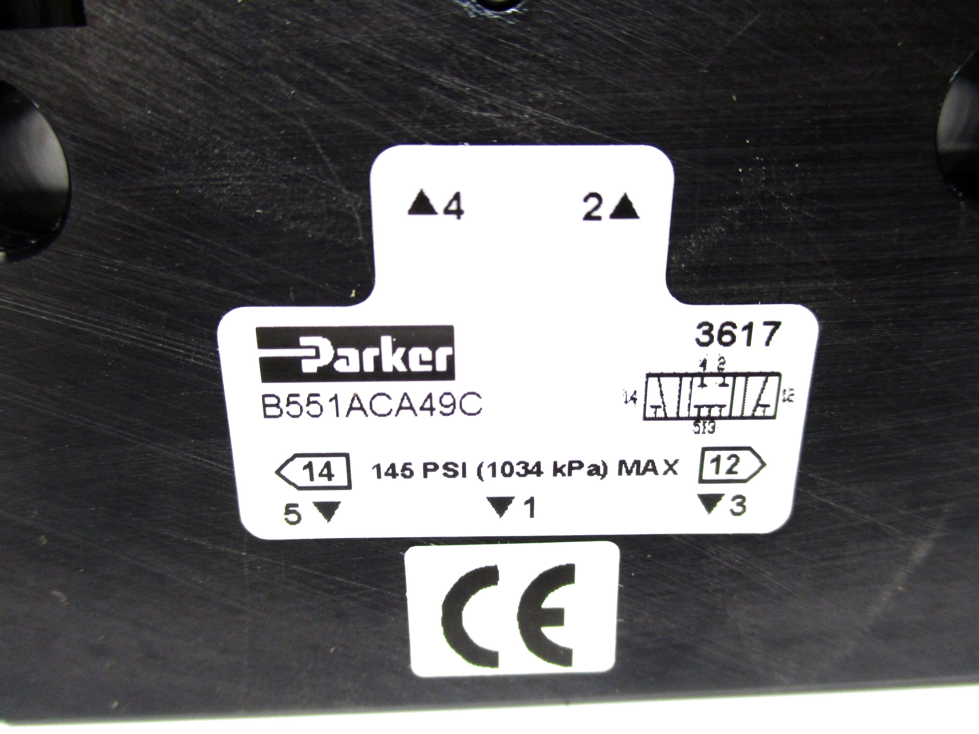 PARKER B551ACA49C 24VDC 145PSI NSMP