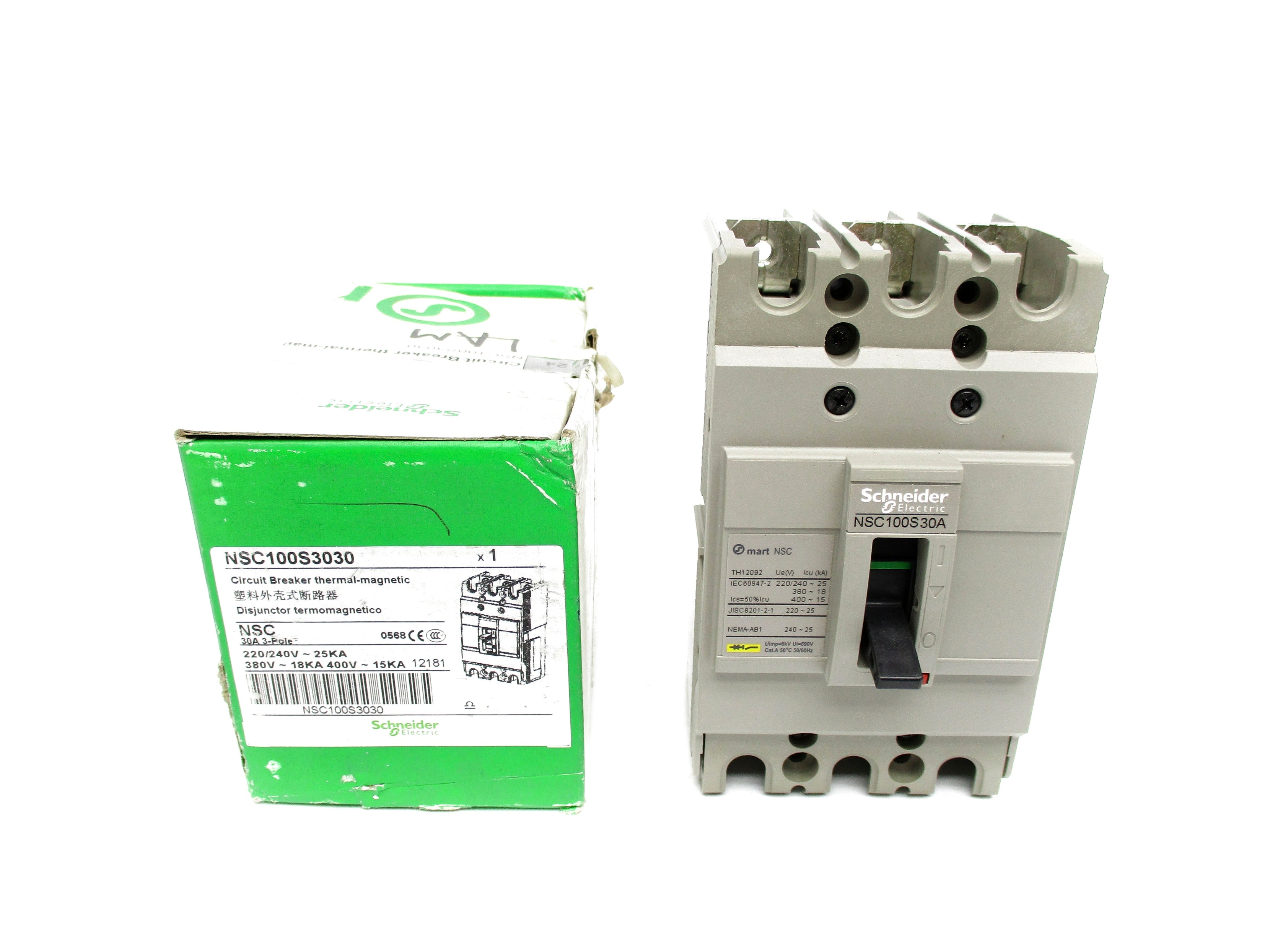 SCHNEIDER ELECTRIC NSC100S3030 30A 220/240V NSMP
