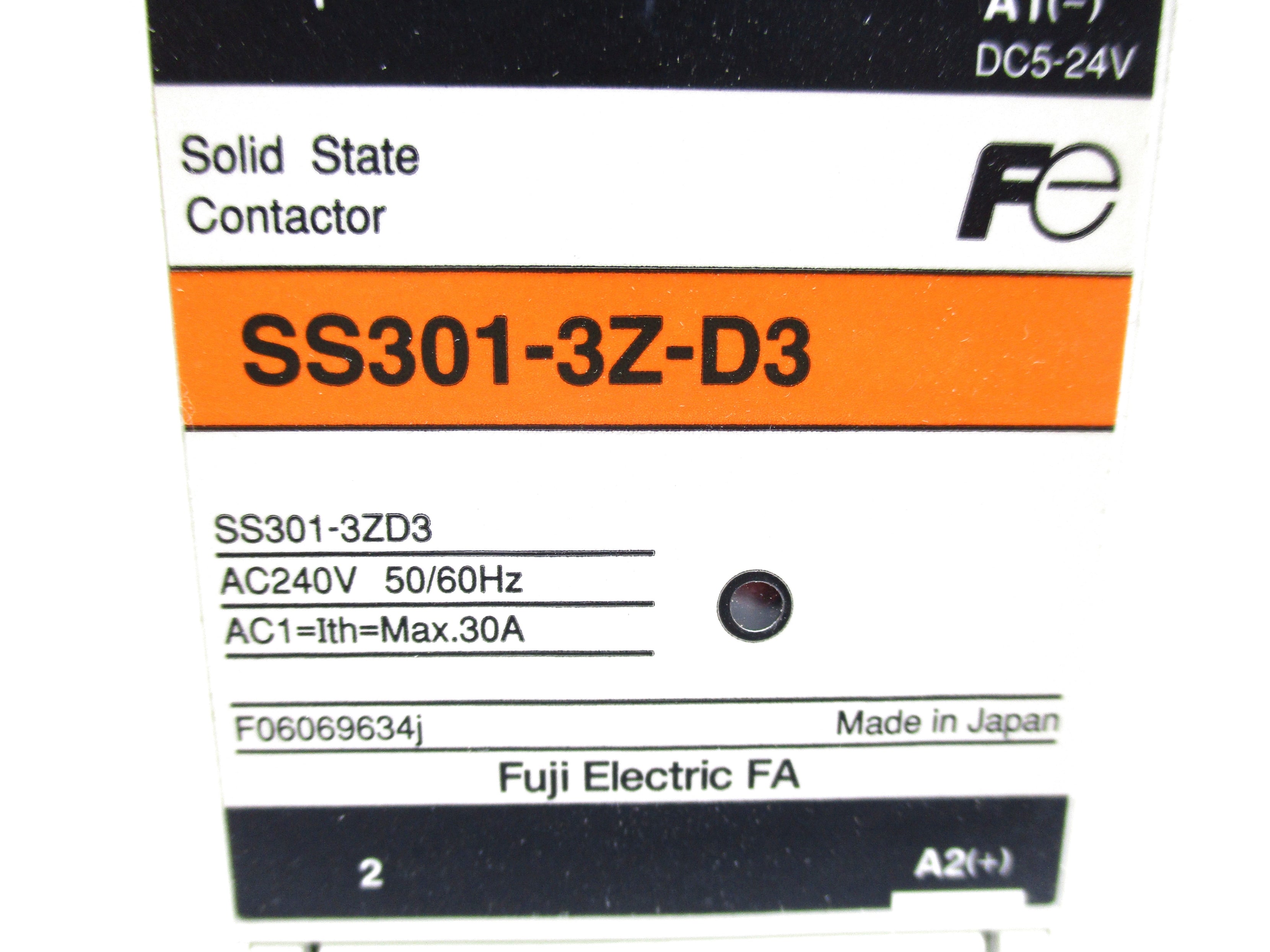 FUJI ELECTRIC SS301-3Z-D3 240VAC NSMP