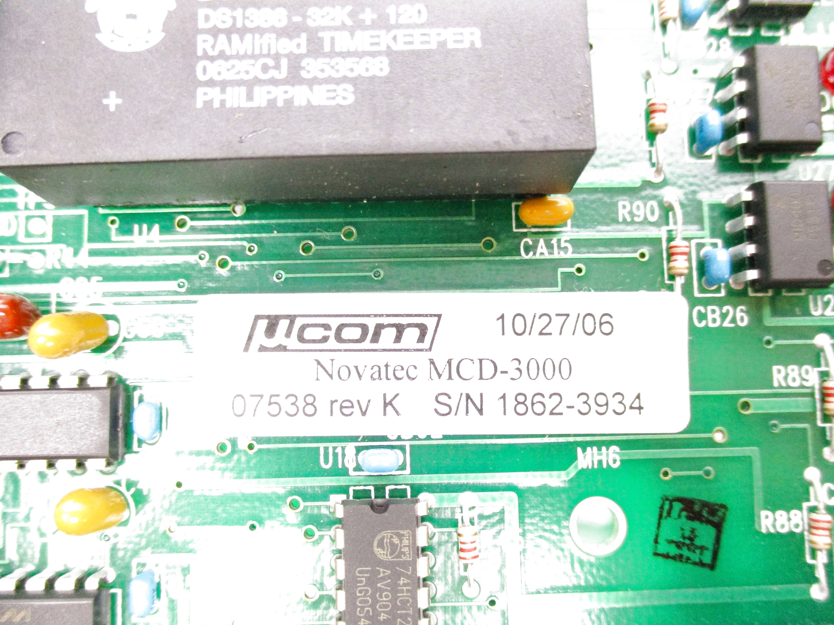 NOVATEC MCD-3000 07634 REV. C NSNP