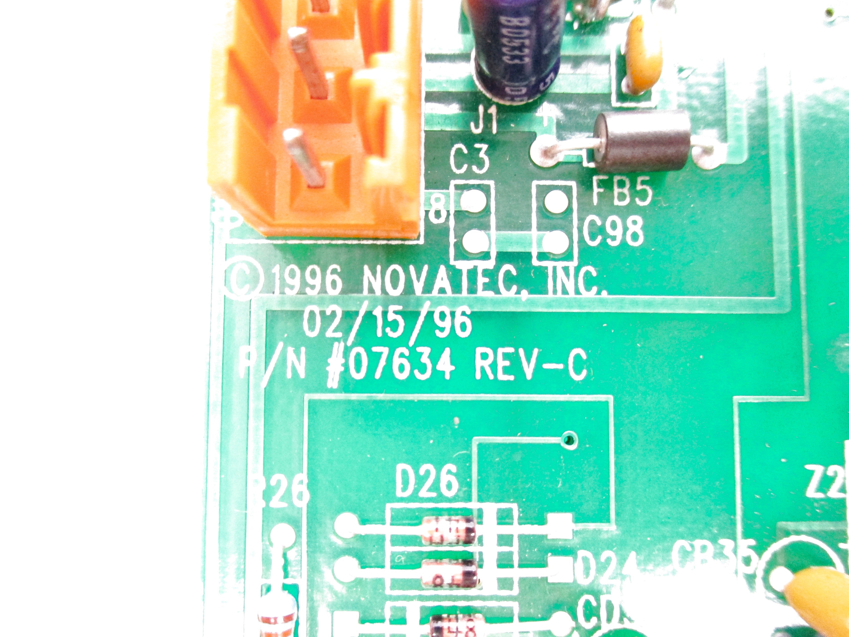 NOVATEC MCD-3000 07634 REV. C NSNP