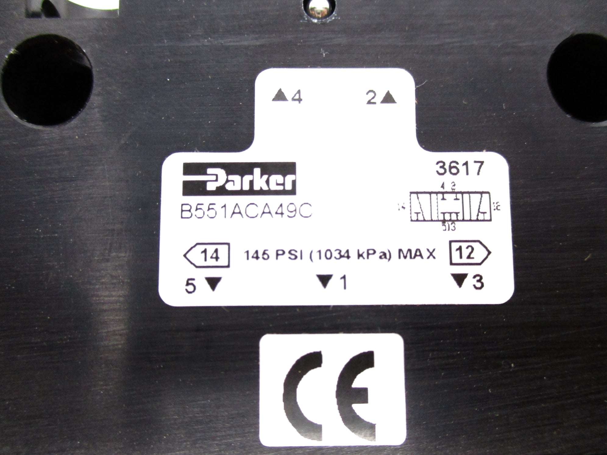 PARKER B551ACA49C 24VDC 145PSI NSNP