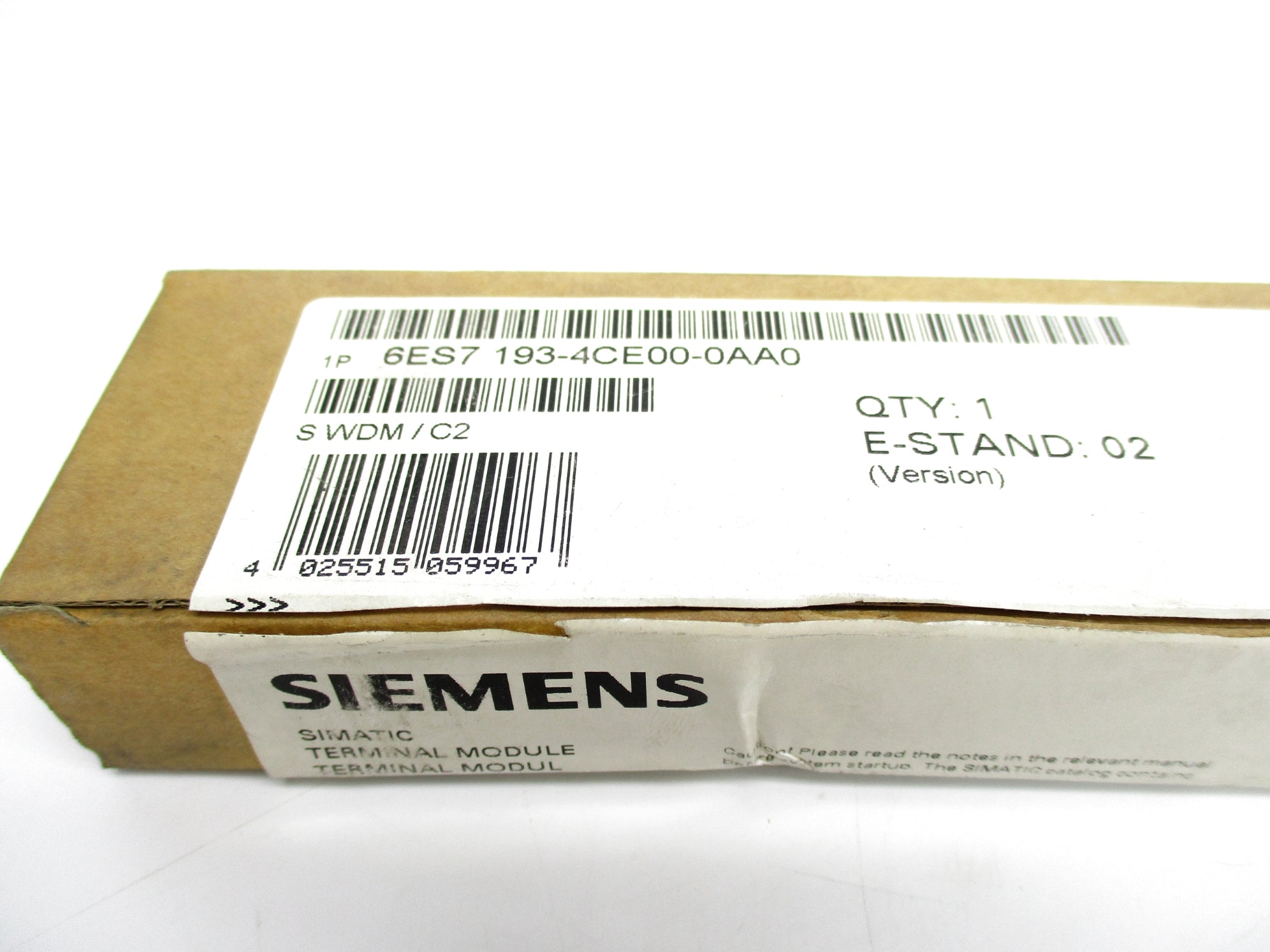 SIEMENS 6ES7193-4CE00-0AA0 NSMP