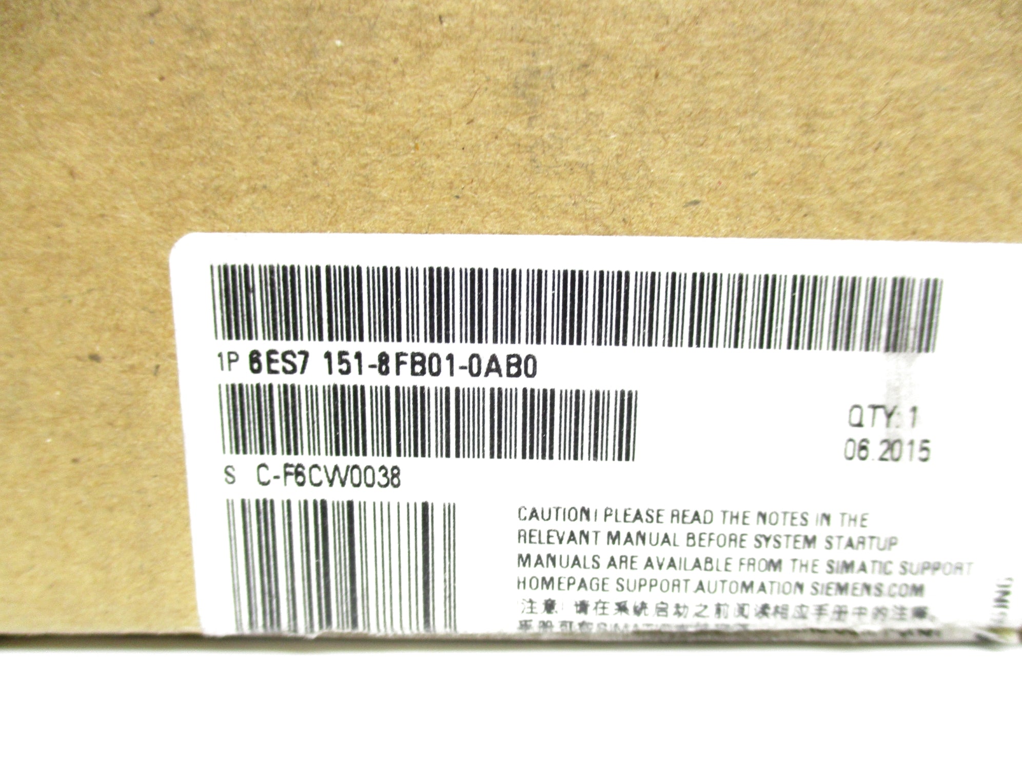SIEMENS 6ES7151-8FB01-0AB0 NSMP