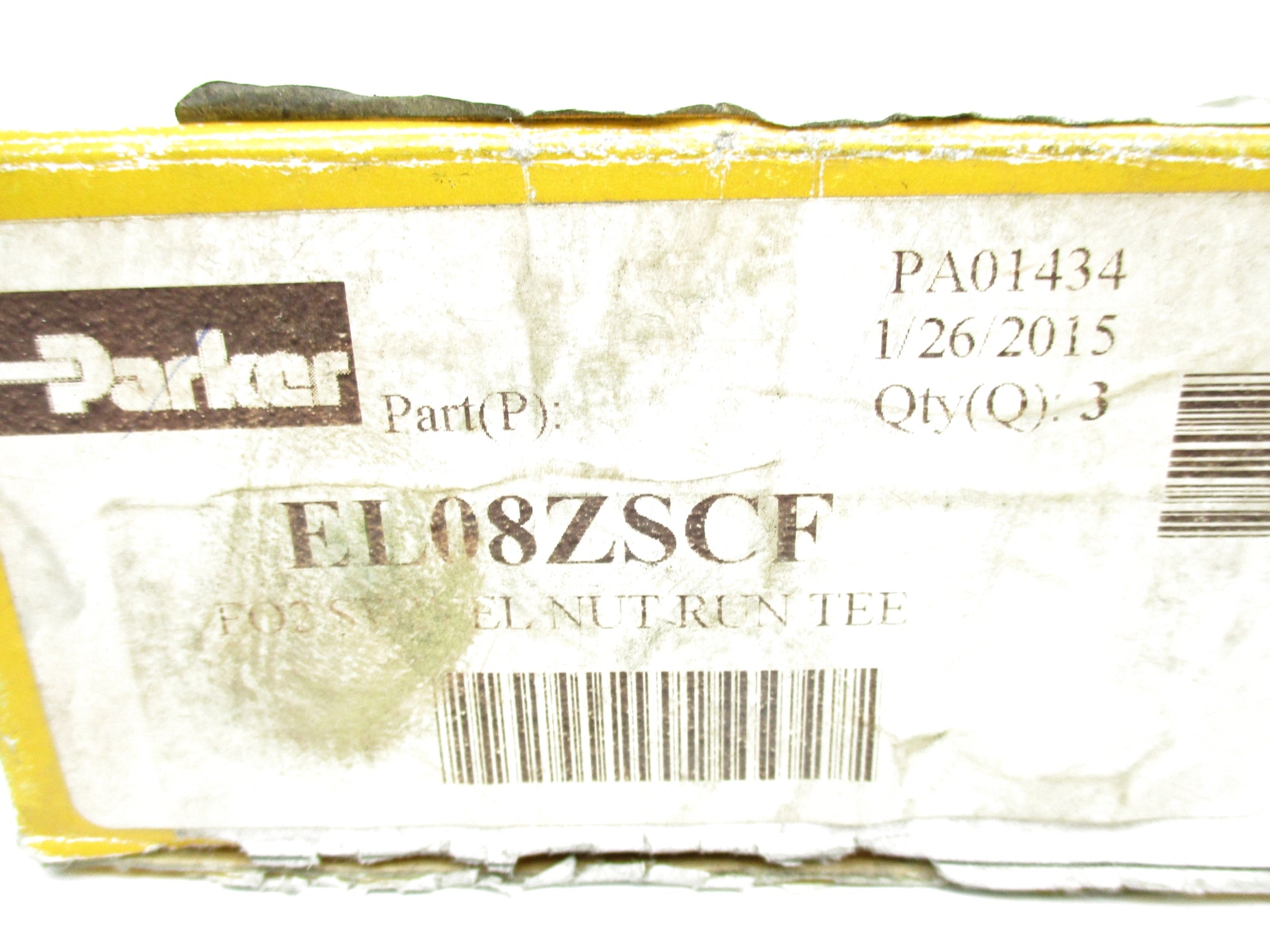 PARKER EL08ZSCF (PKG OF 3) NSMP