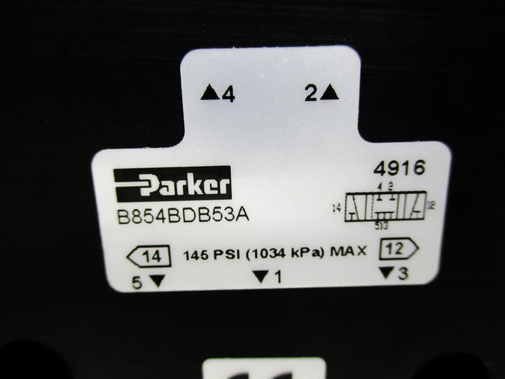 PARKER B854BDB53A 120VAC 145PSI NSMP