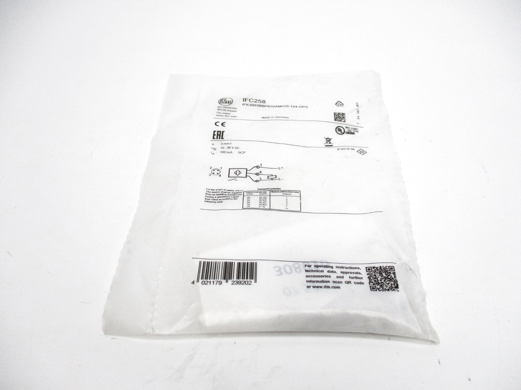 IFM EFECTOR IFC258 NSMP
