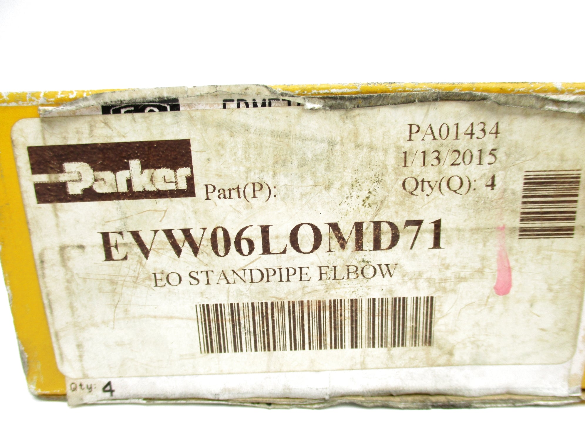 PARKER EVW06LOMD71 (PKG OF 4) NSMP