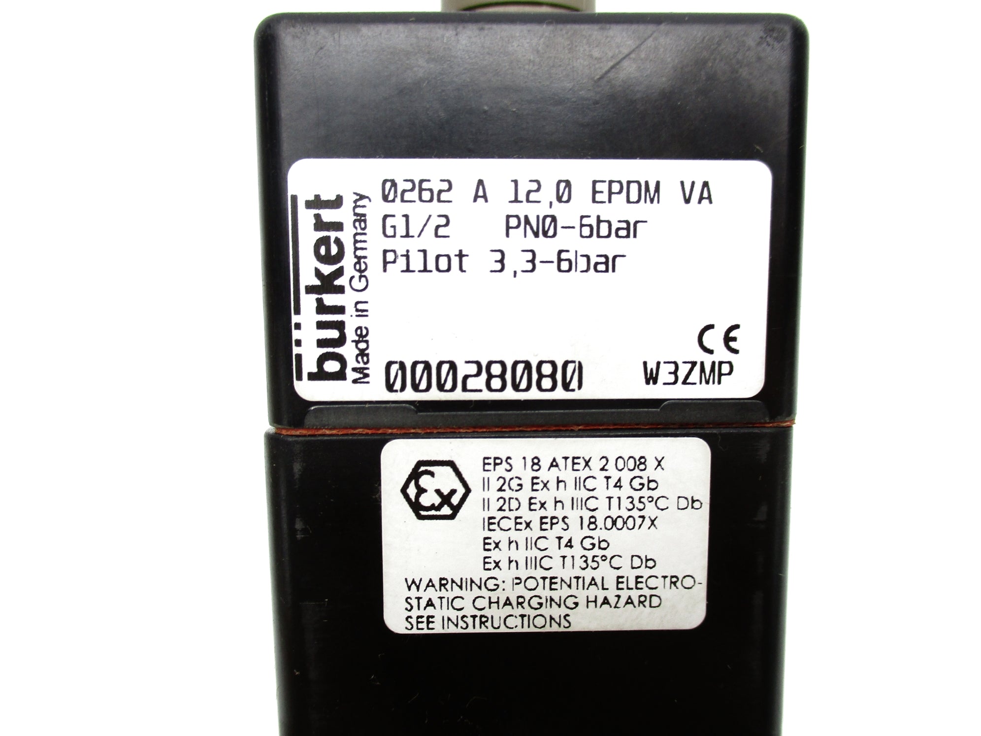 BURKERT 00028080 0262A12,0EPDMVA NSMP