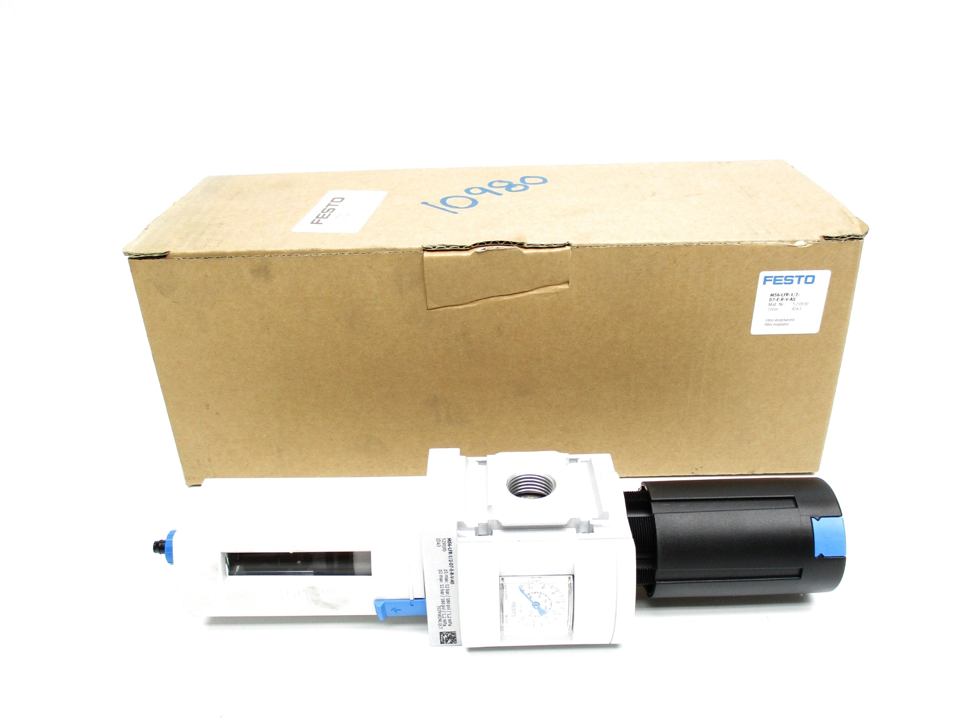 FESTO MS6-LFR-1/2-D7-E-R-V-AS 180PSI NSMP