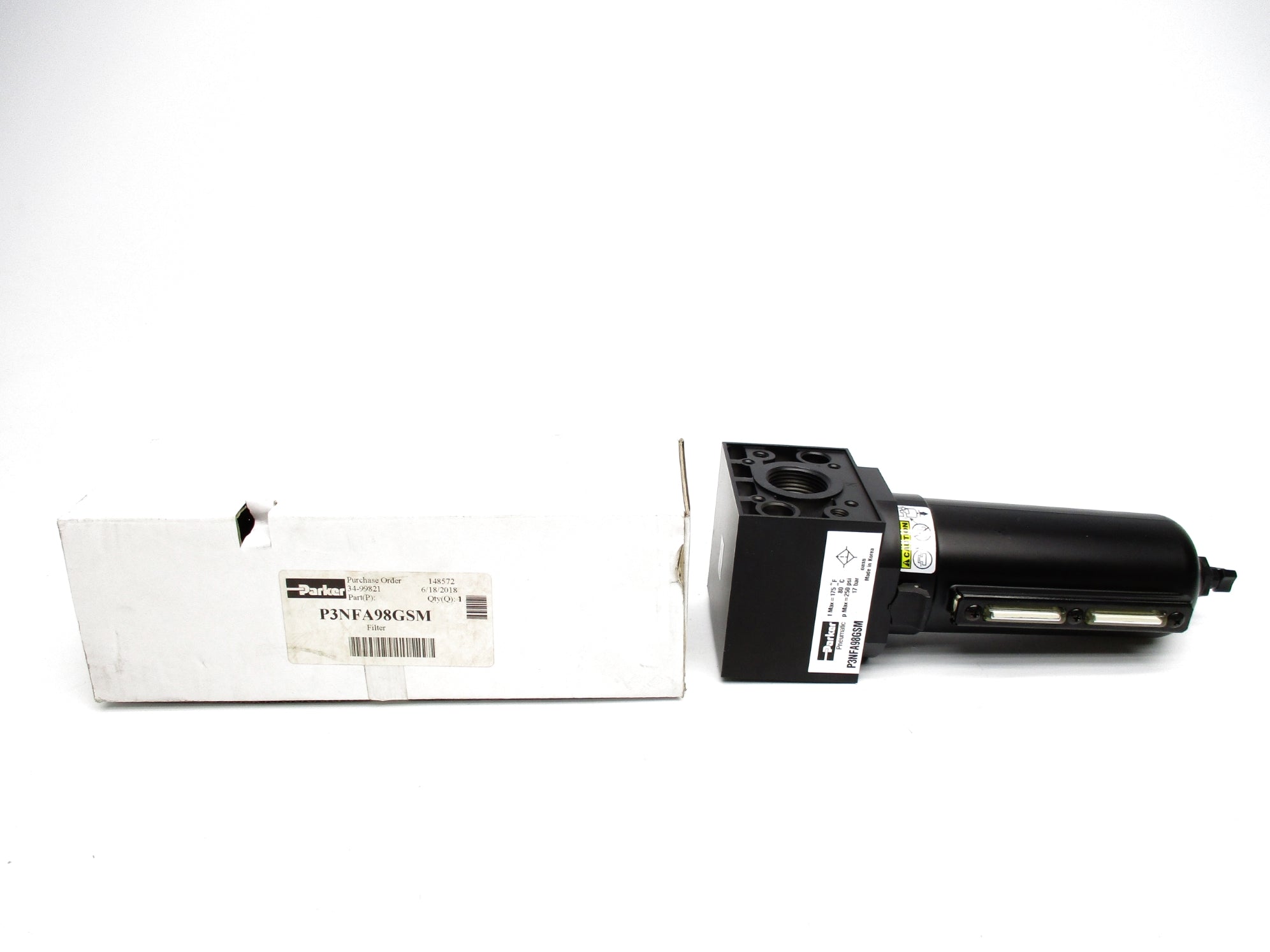 PARKER P3NFA98GSM 250PSI 1" NSMP