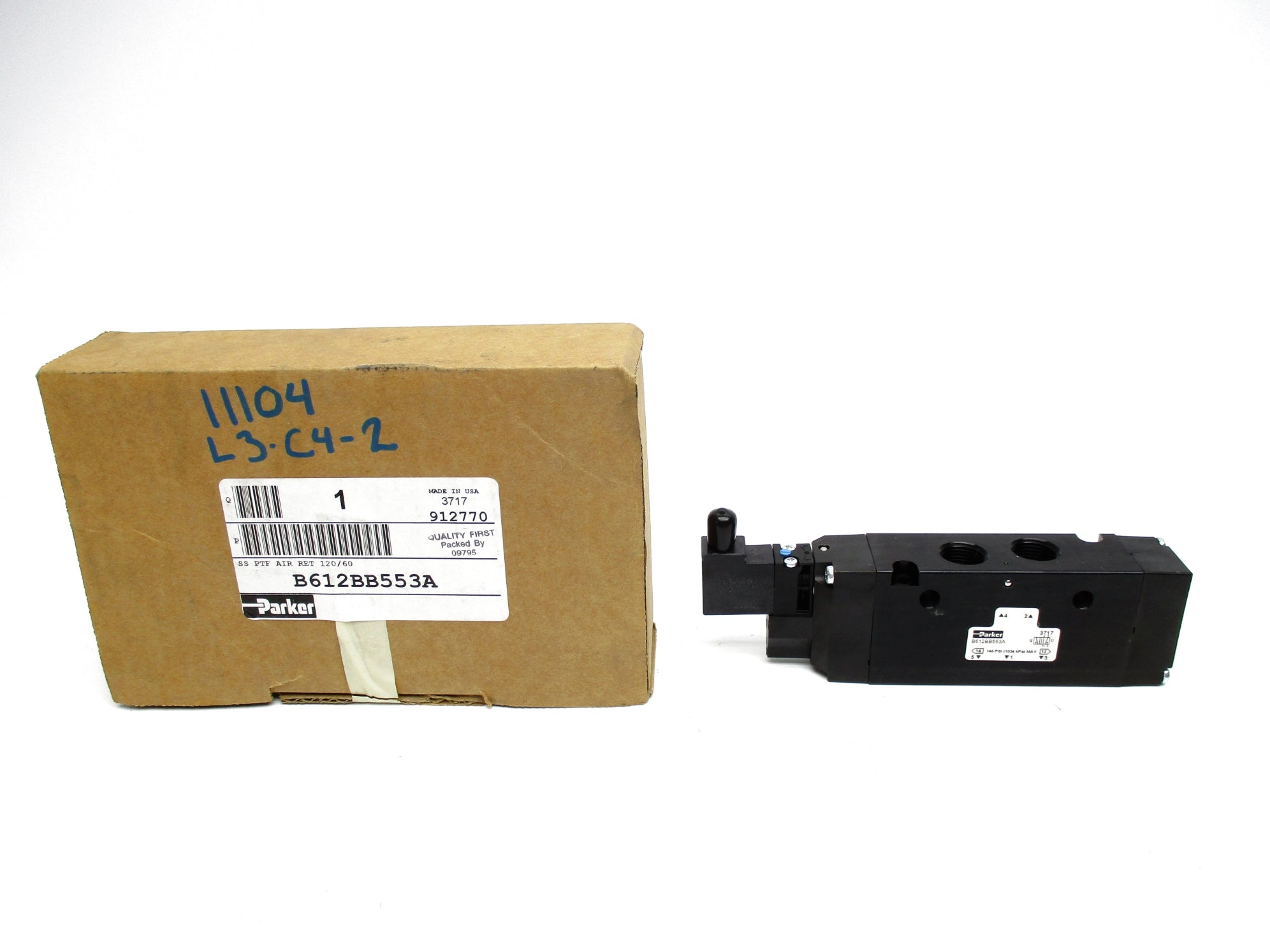 PARKER B612BB553A 145PSI 120/60 NSMP