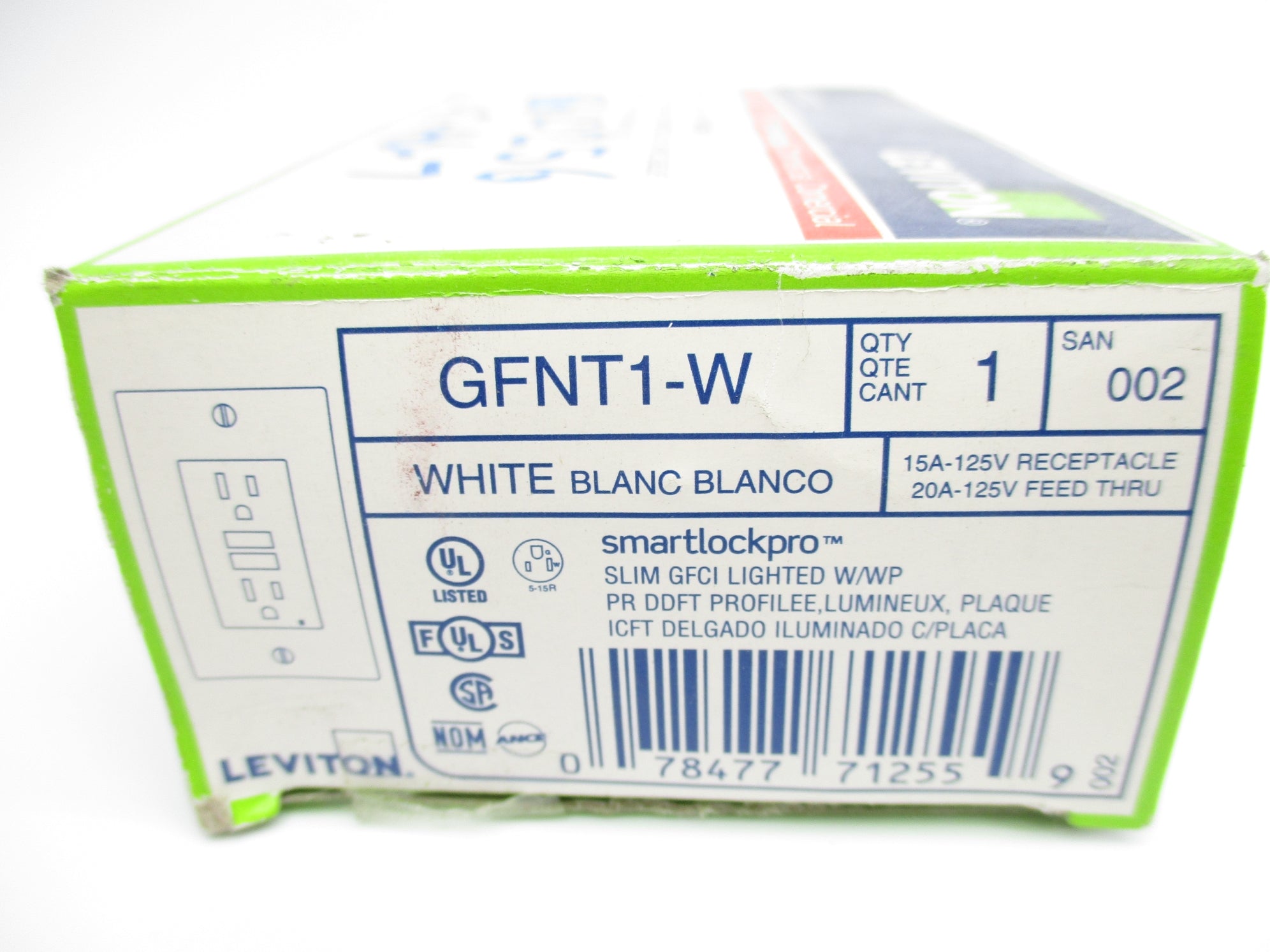 LEVITON GFNT1-W NSMP