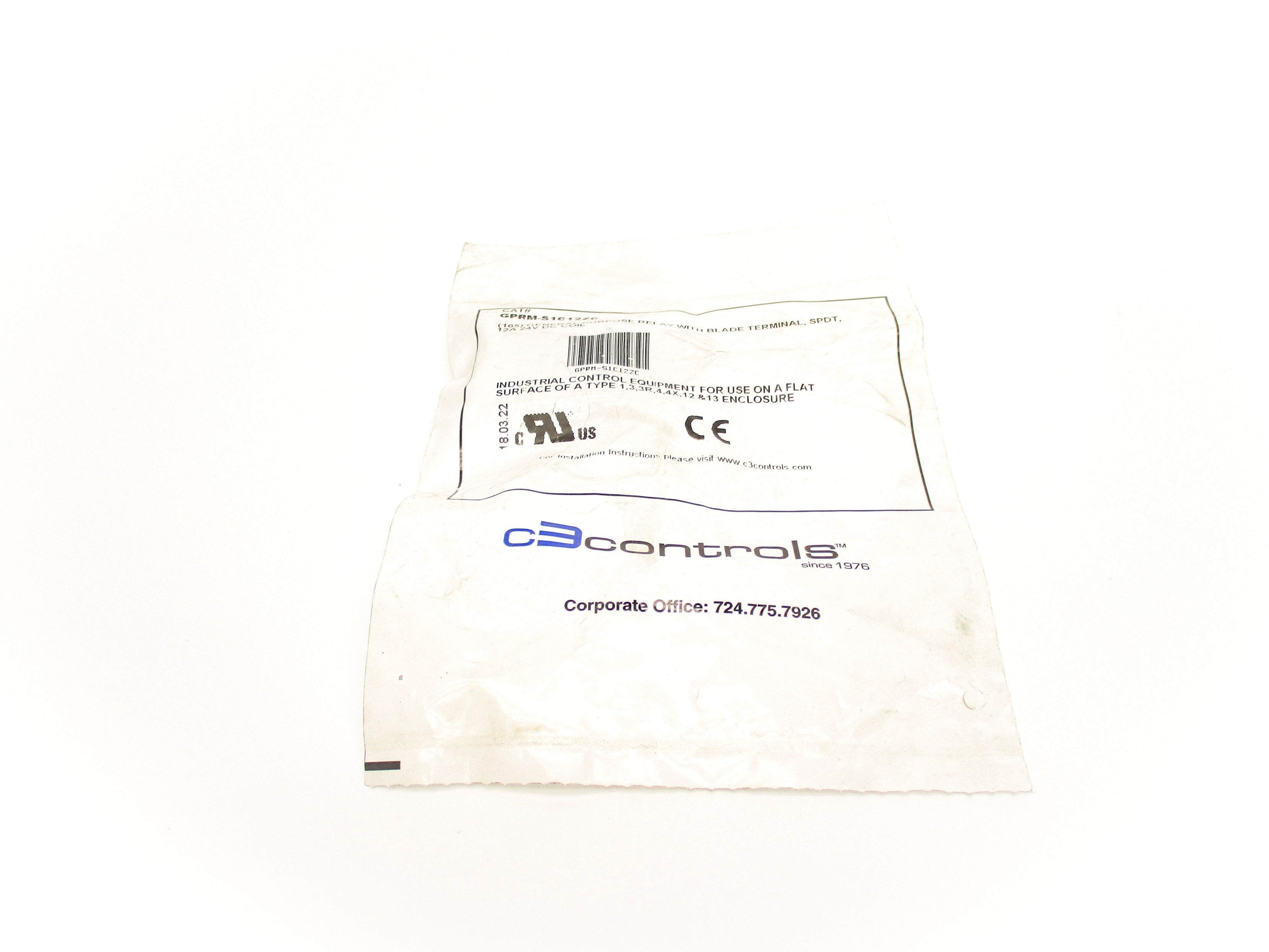 C3CONTROLS GPRM-S1C12ZC 12A 24V NSMP