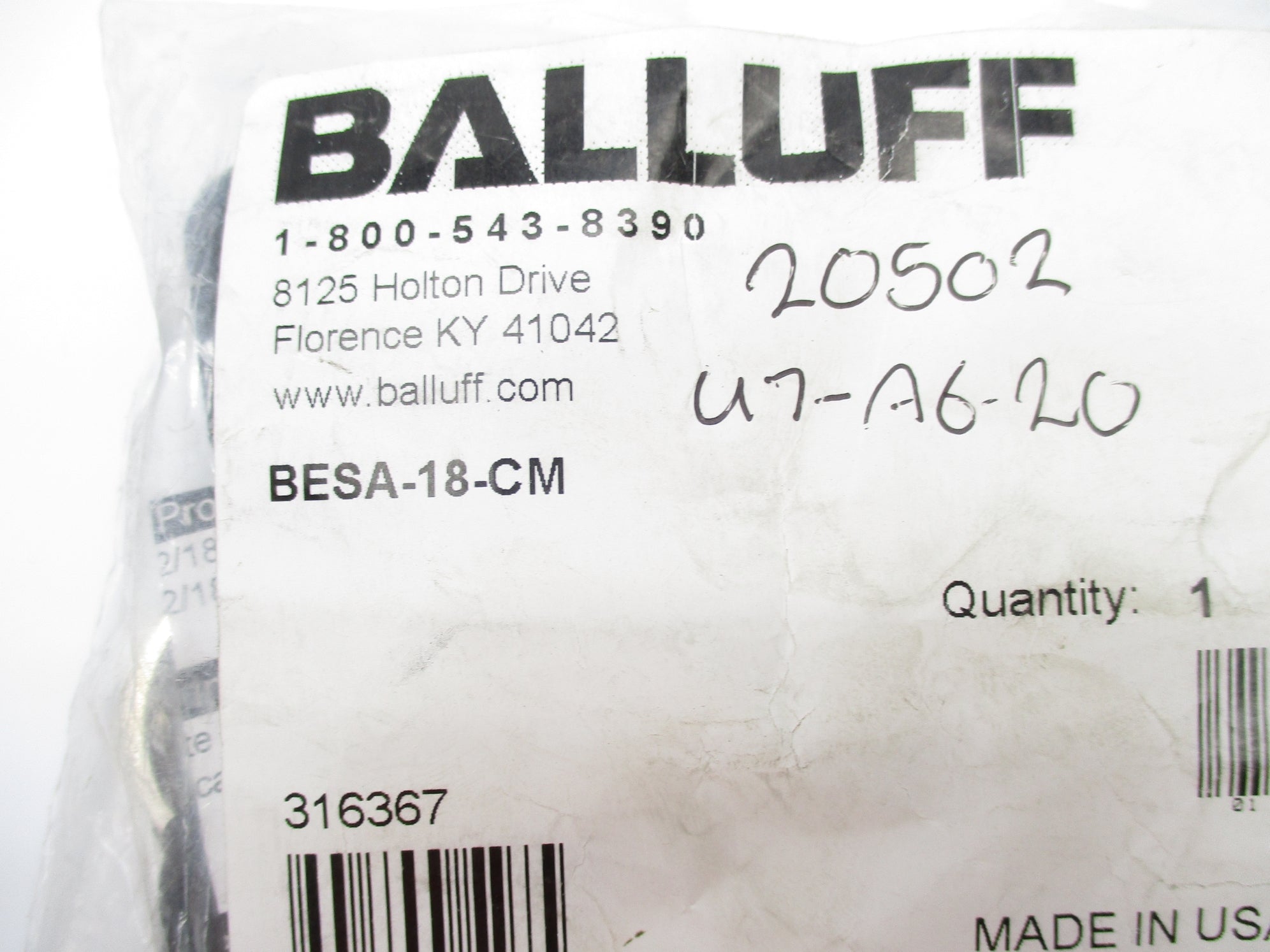 BALLUFF BESA-18-CM NSMP